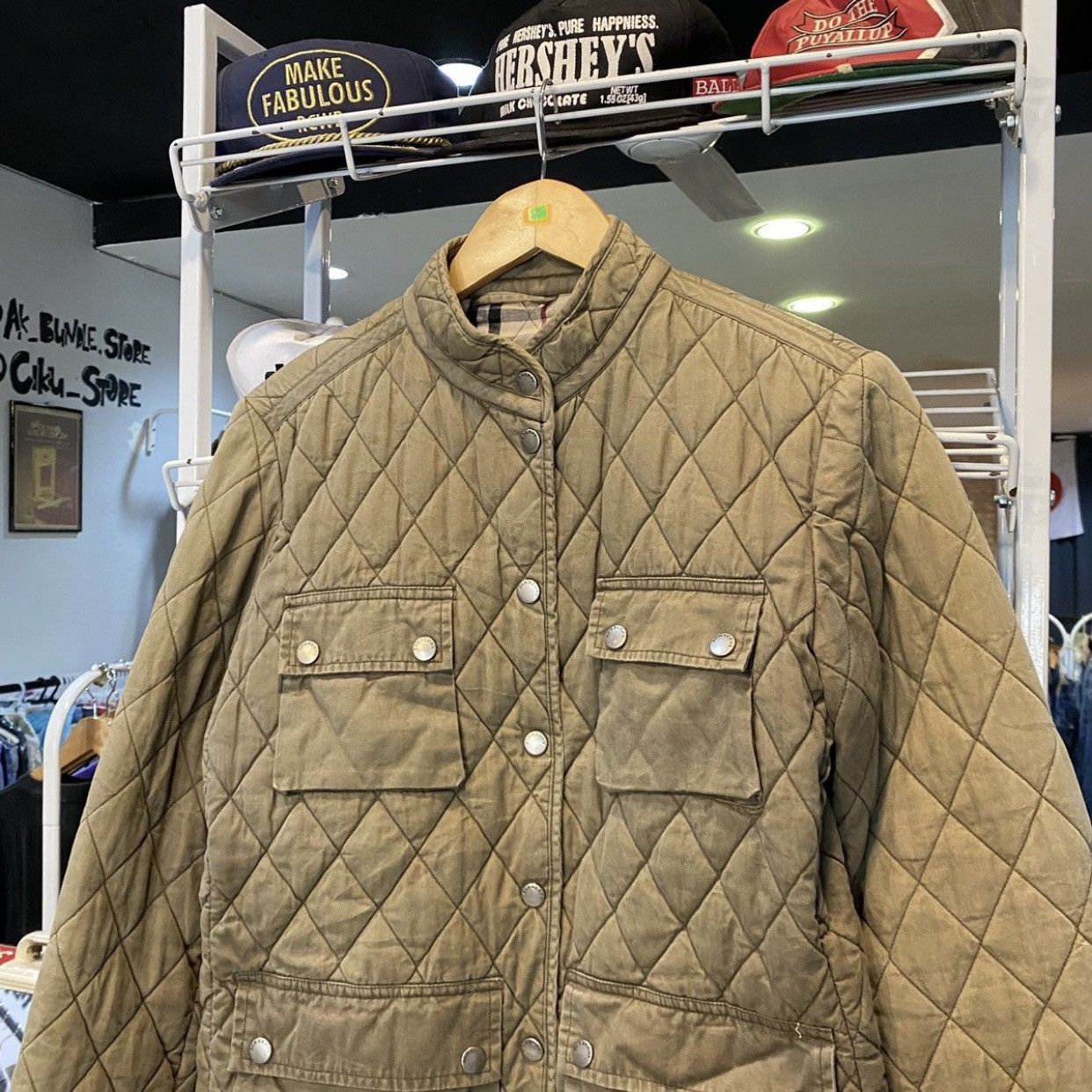 Burberry Burberry London Quilted Nova Check Field Jacket Size US M / EU 48-50 / 2 - 4 Thumbnail