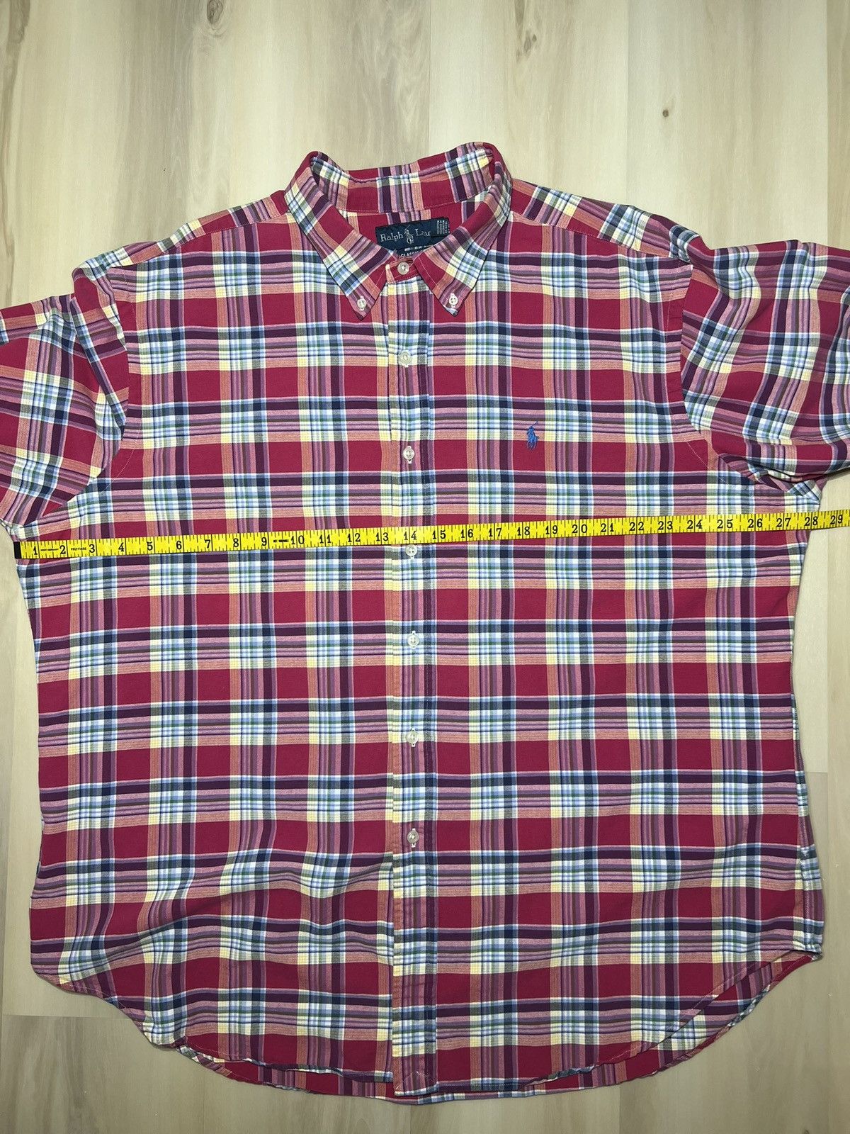 Polo Ralph Lauren Polo Ralph Lauren Men's Oxford Shirt Sz XXL Multicolor Plaid Size US XXL / EU 58 / 5 - 5 Thumbnail