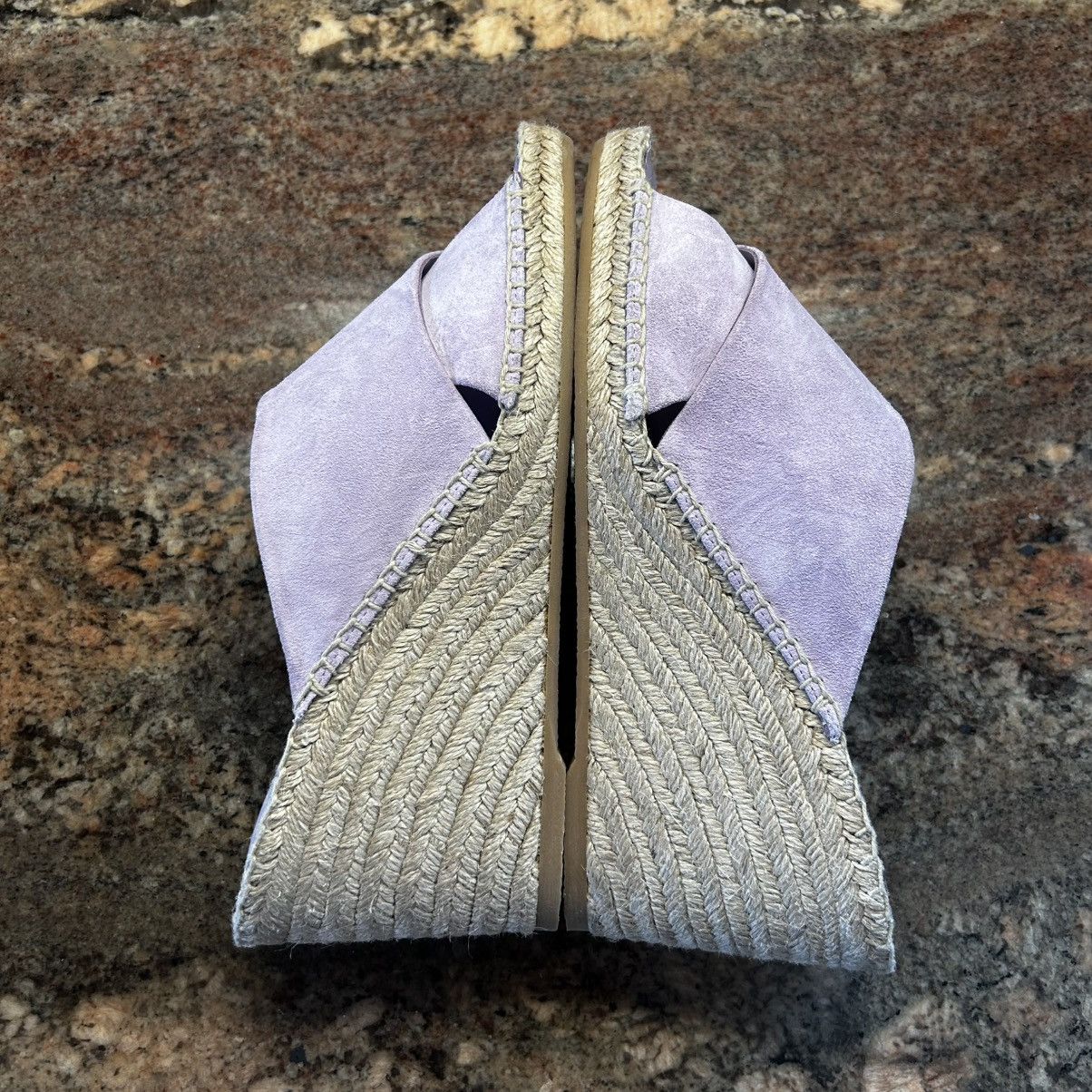 Vince NEW $250~VINCE~Lavender Suede Espadrille Wedge Sandals~9/9.5 Size US 9.5 / IT 39.5 - 7 Thumbnail