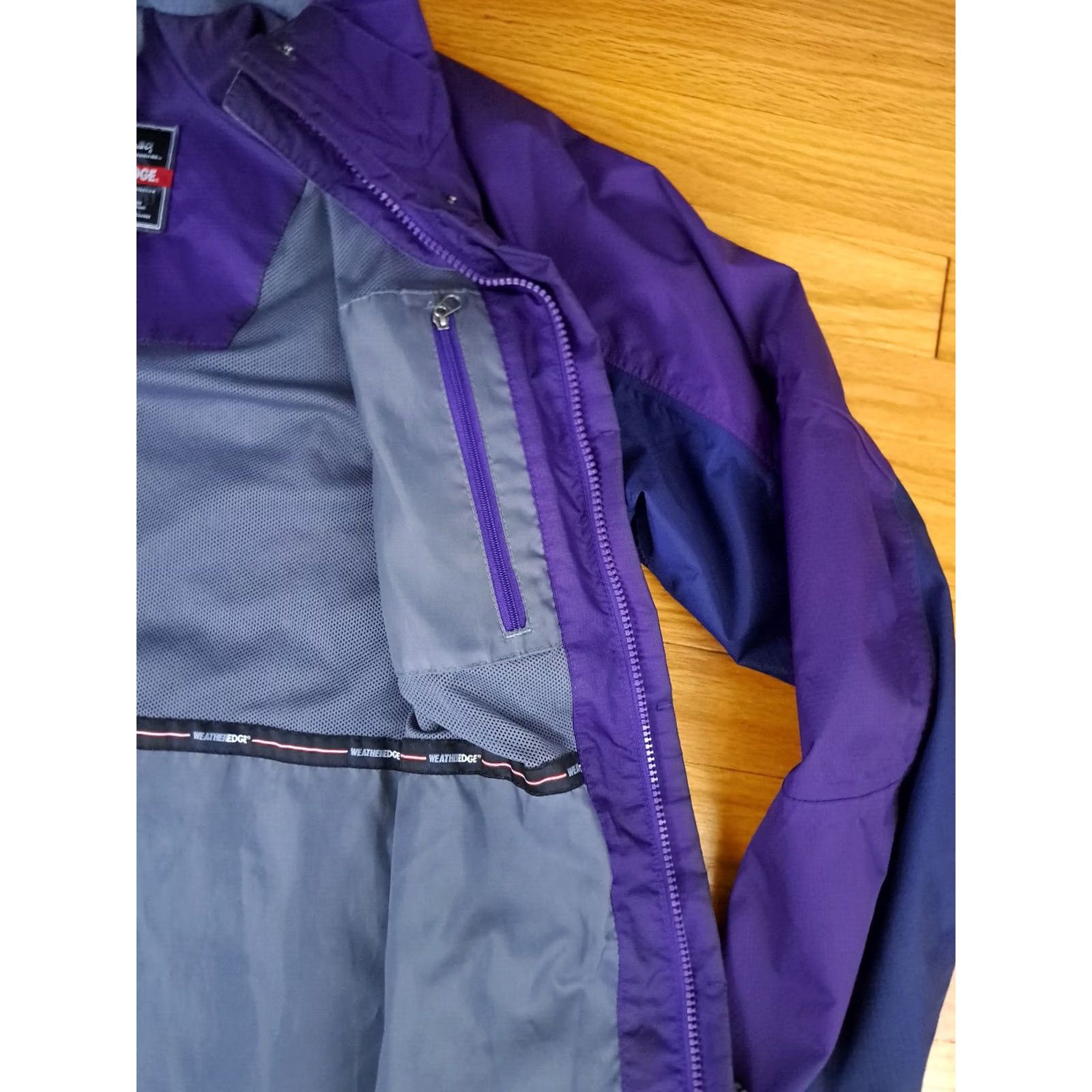 Eddie Bauer Eddie Bauer Women Jacket Full Zip Nylon Purple M Mid-Length Activewear Basic Jacket, 27in Hood Missing, Regular Fit Size M / US 6-8 / IT 42-44 - 5 Thumbnail