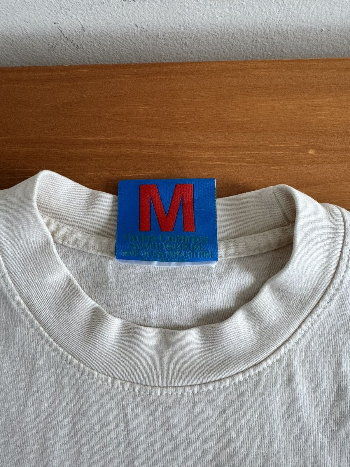 Online Ceramics Online Ceramics Graphic T Shirt 'LSD Head' White Size M Size US M / EU 48-50 / 2 - 5 Thumbnail