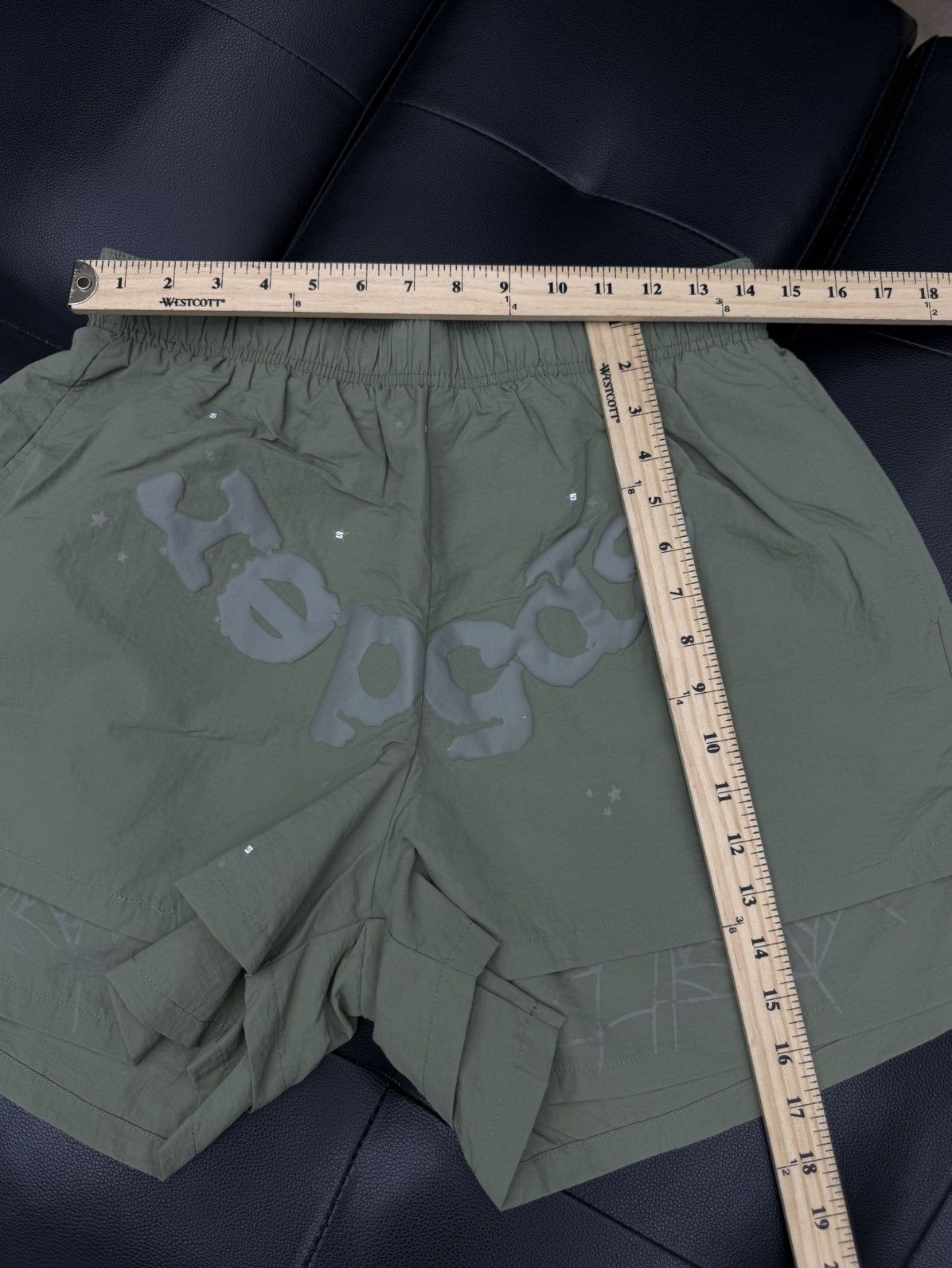 Sp5der Sp5der Double Layer WEB Shorts Size M (NEW) Green Size US 29 - 10 Thumbnail