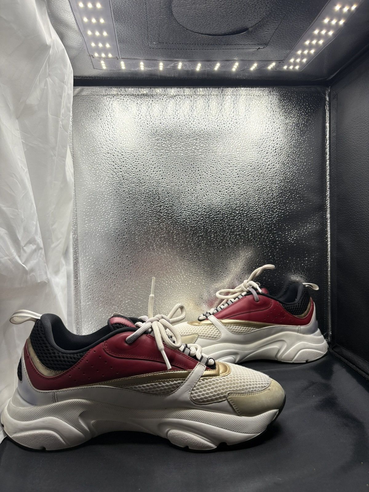 Dior Dior B22 Burgundy Gold Size US 12 / EU 45 - 2 Thumbnail