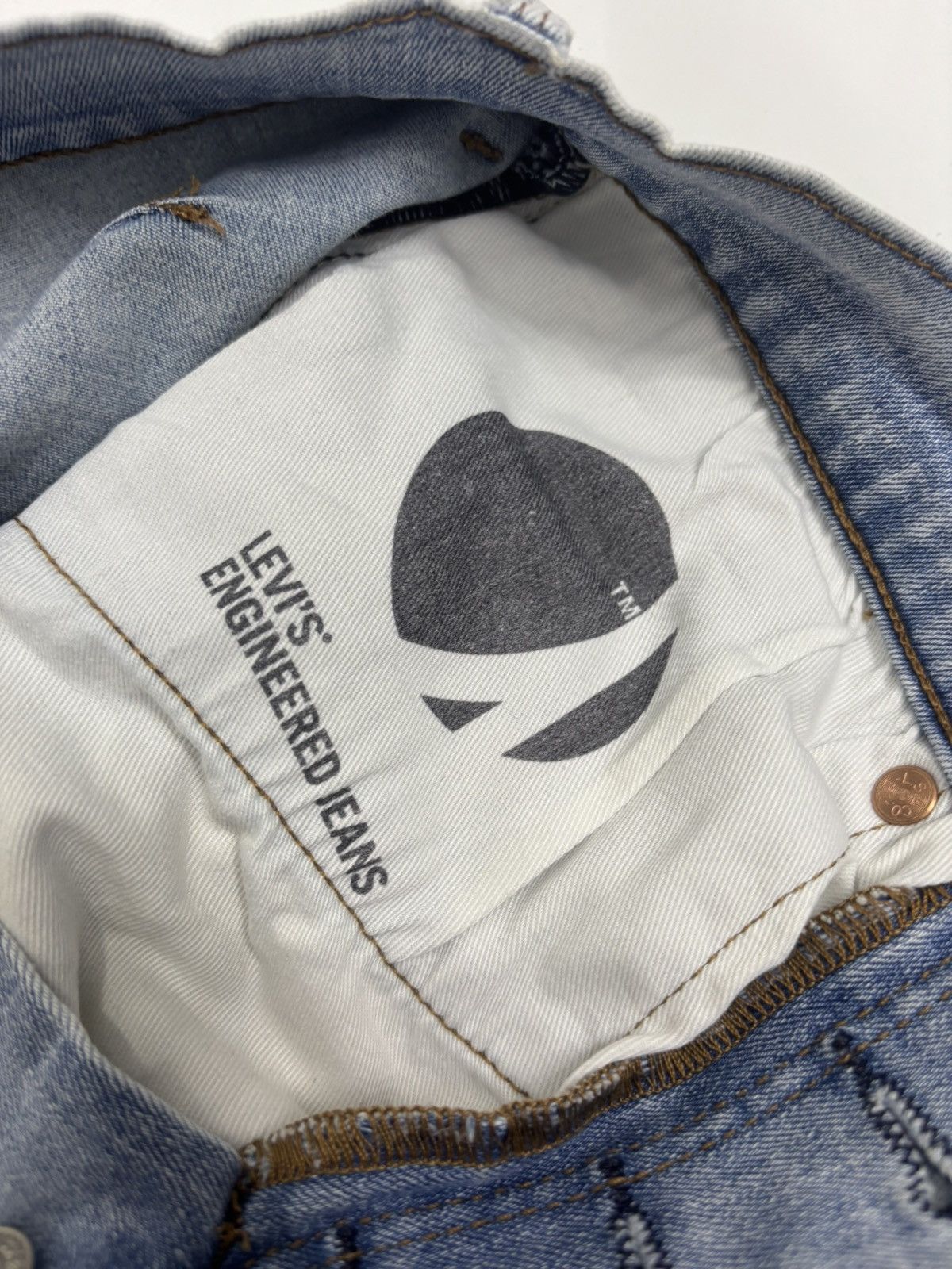 Engineered Garments × Levi's 🔥Levi’s Engineered STONE WASH Faded Distress Denim Jeans Size 28" / US 6 / IT 42 - 11 Thumbnail