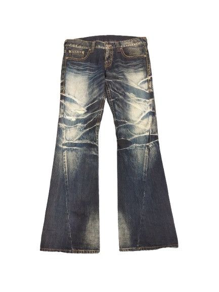 Tornado Mart Tornado Mart Thunder Whiskers Flared Denim Size US 36 / EU 52 - 1 Thumbnail