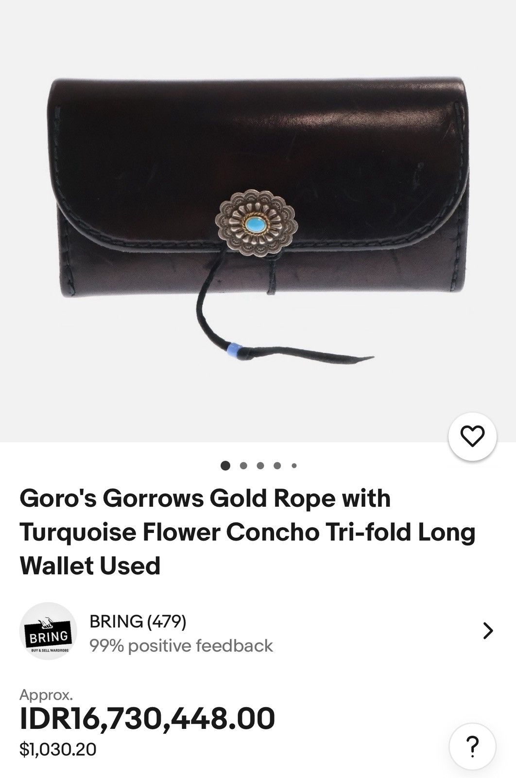 Other Vintage long wallet saddle leather belt like goros Size ONE SIZE - 10 Thumbnail