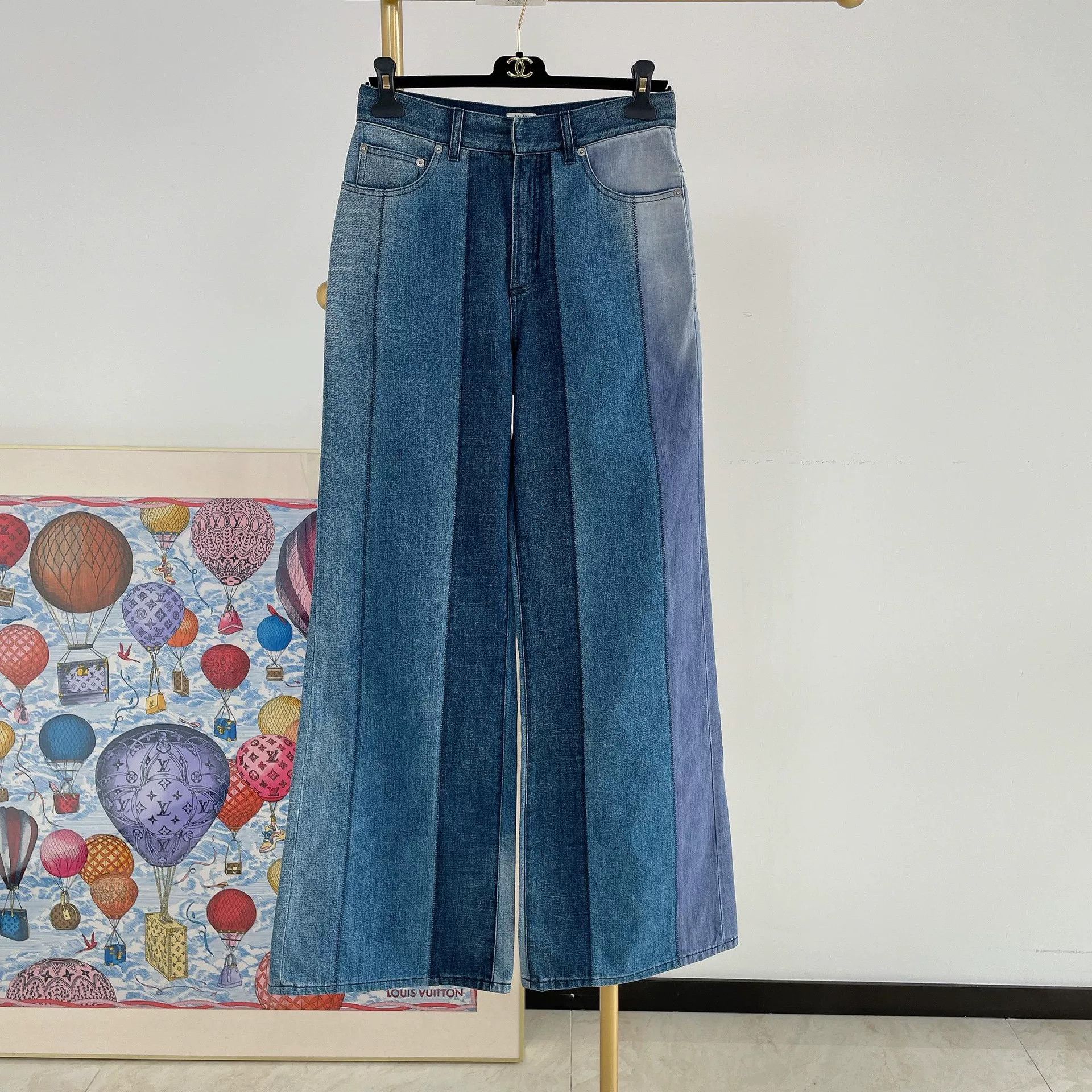 Dior Dior Color-Blocked Jeans Size 40" / US 18 - 1 Thumbnail