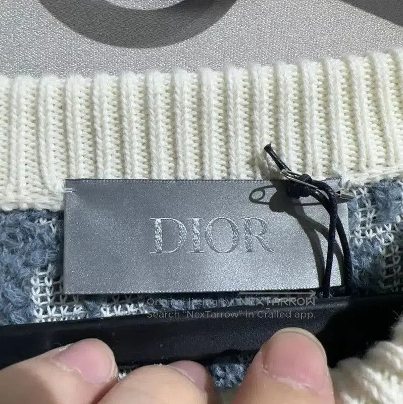 Dior Dior Men's Light Blue Cotton Blend Pullover . Size US M / EU 48-50 / 2 - 4 Thumbnail
