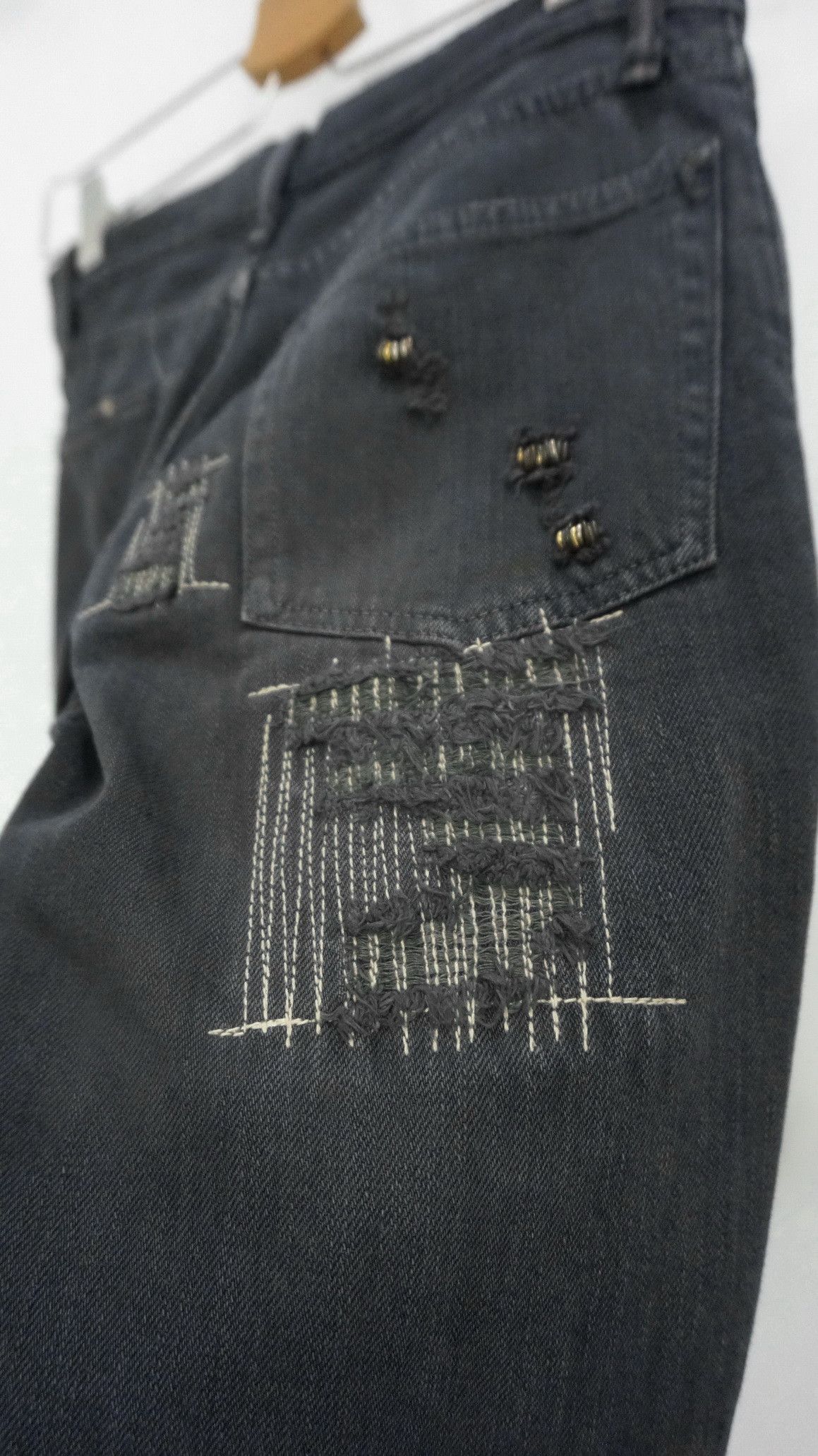 If Six Was Nine 🔥 IF SIX WAS NINE MANIAC Mud Max SBCM0305ADK Flared Jeans Size US 28 / EU 44 - 12 Thumbnail