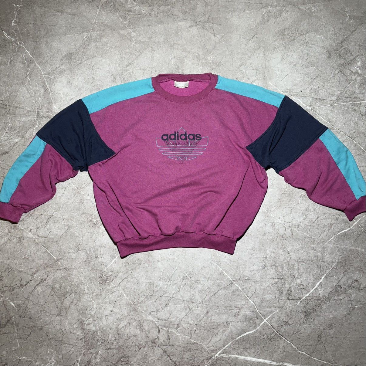 Adidas Vintage Adidas Baggy Sweatshirt West Germany Style Xl Size US XL / EU 56 / 4 - 1 Thumbnail