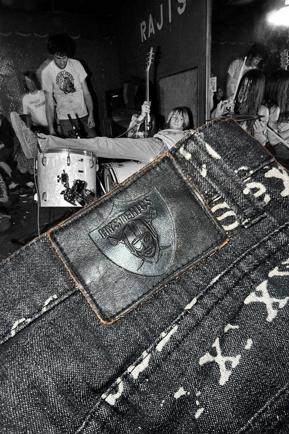 Hysteric Glamour hysteric glamour black typewriter denim Size US 30 / EU 46 - 4 Thumbnail
