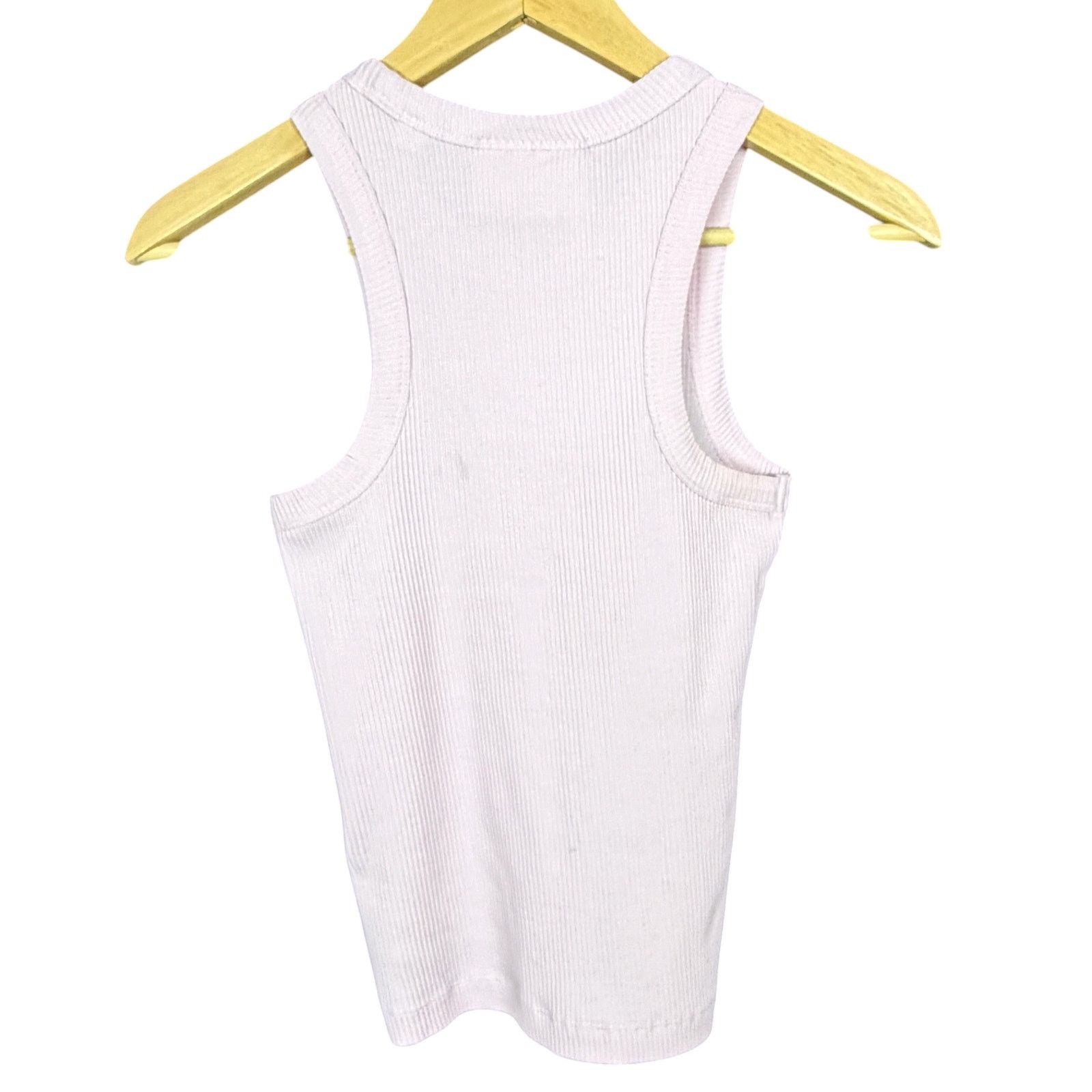 Scotch & Soda Scotch & Soda Women's XS Pink Ribbed Tank Top Luxury Summer Size XS / US 0-2 / IT 36-38 - 2 Thumbnail