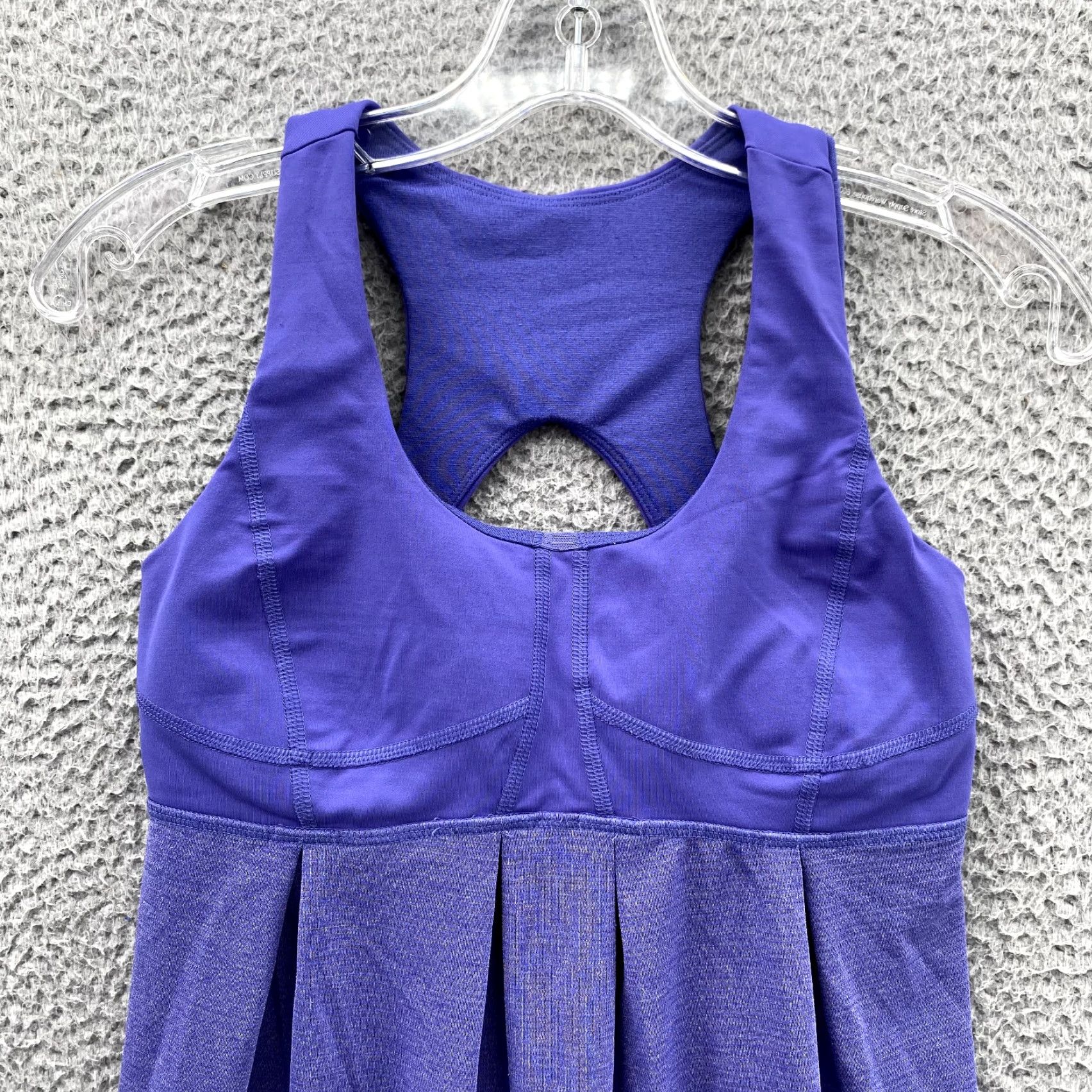 Lululemon Lululemon Run Your Heart Out Tank Women’s 6 Purple Built In Bra Racerback Blouse Size M / US 6-8 / IT 42-44 - 4 Thumbnail