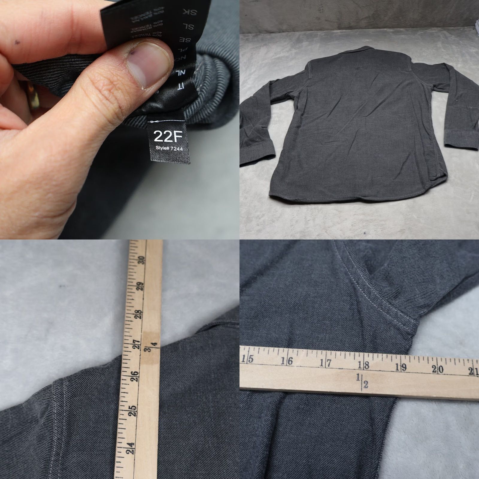Vintage Kuhl Shirt Mens S Black Twill Button-Up Long Sleeve Casual Outdoor Pockets Collared Button-Down Size US S / EU 44-46 / 1 - 8 Thumbnail