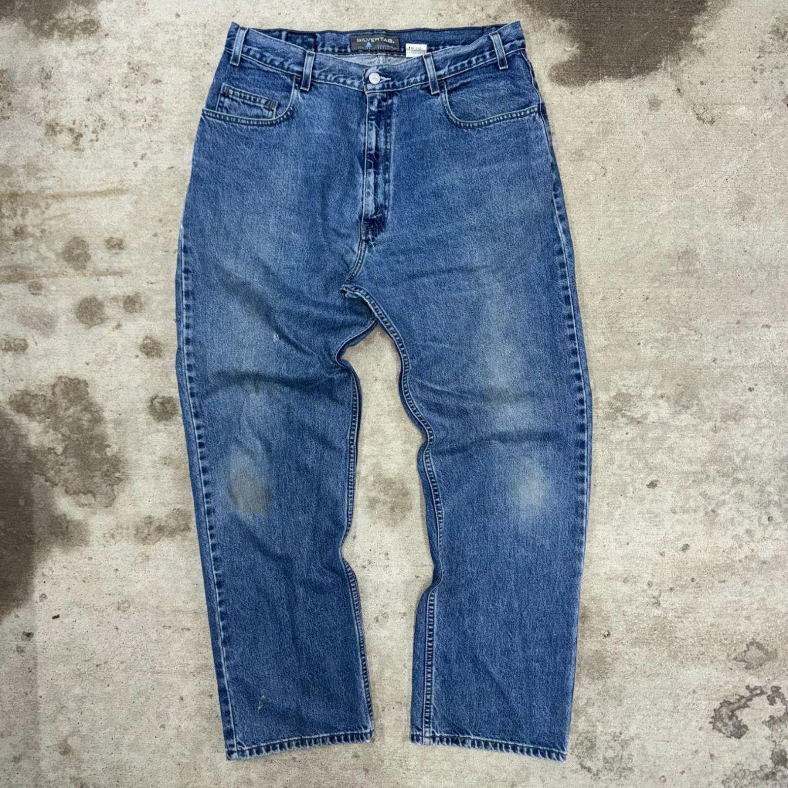 Levi's Vintage y2k Levis Strauss silver tab denim baggy 90s denim Size US 36 / EU 52 - 2 Thumbnail