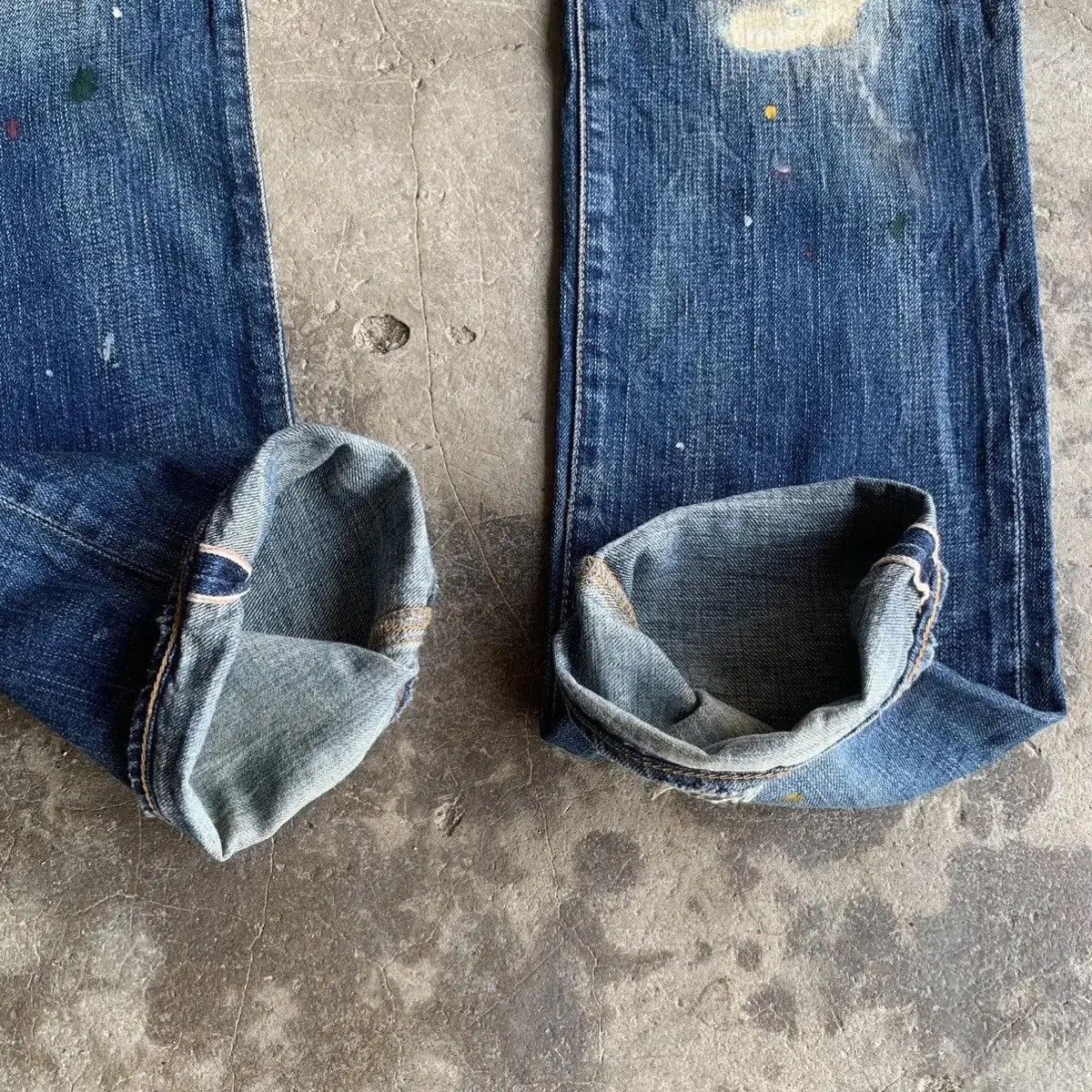 If Six Was Nine 💥 STEALS 💥Vintage Redline Jeans Splish Painter Denim Pants Size US 32 / EU 48 - 11 Thumbnail