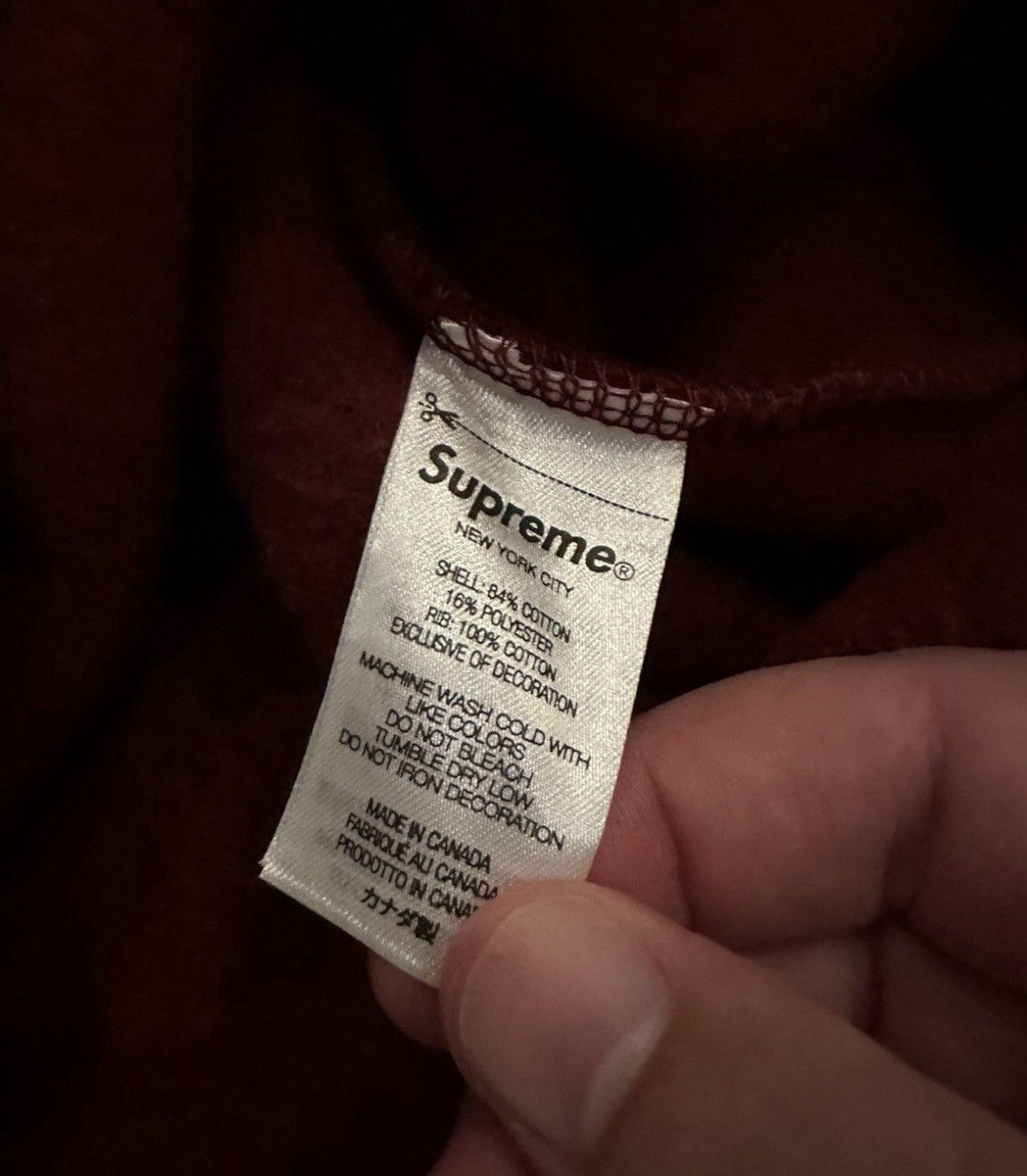 Supreme 2018 Supreme Playboy Pocket Tee Shirt Burgundy Medium Size US M / EU 48-50 / 2 - 7 Thumbnail