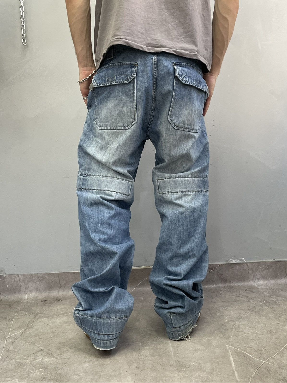 Diesel Diesel cargo denim distressed jeans y2k avant garde Size US 34 / EU 50 - 9 Thumbnail