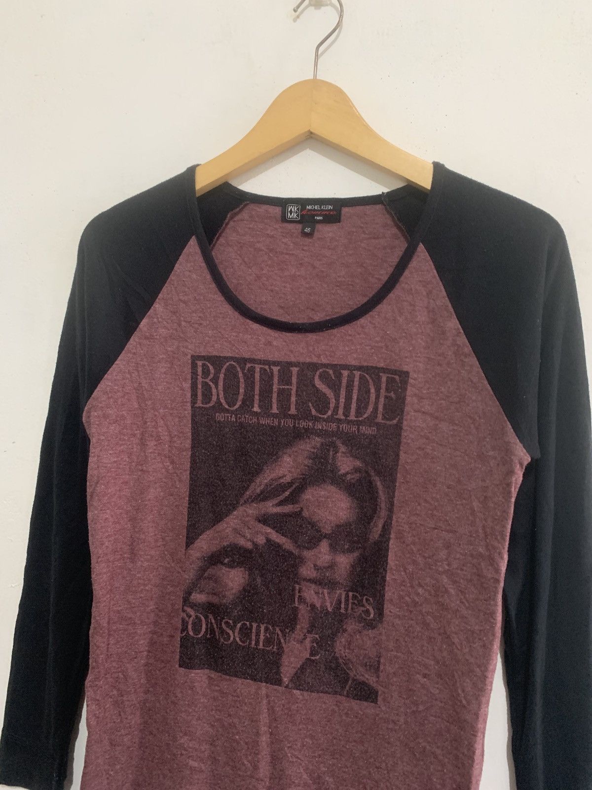 Michel Klein Vintage MK Bothside longsleve Size US S / EU 44-46 / 1 - 4 Thumbnail