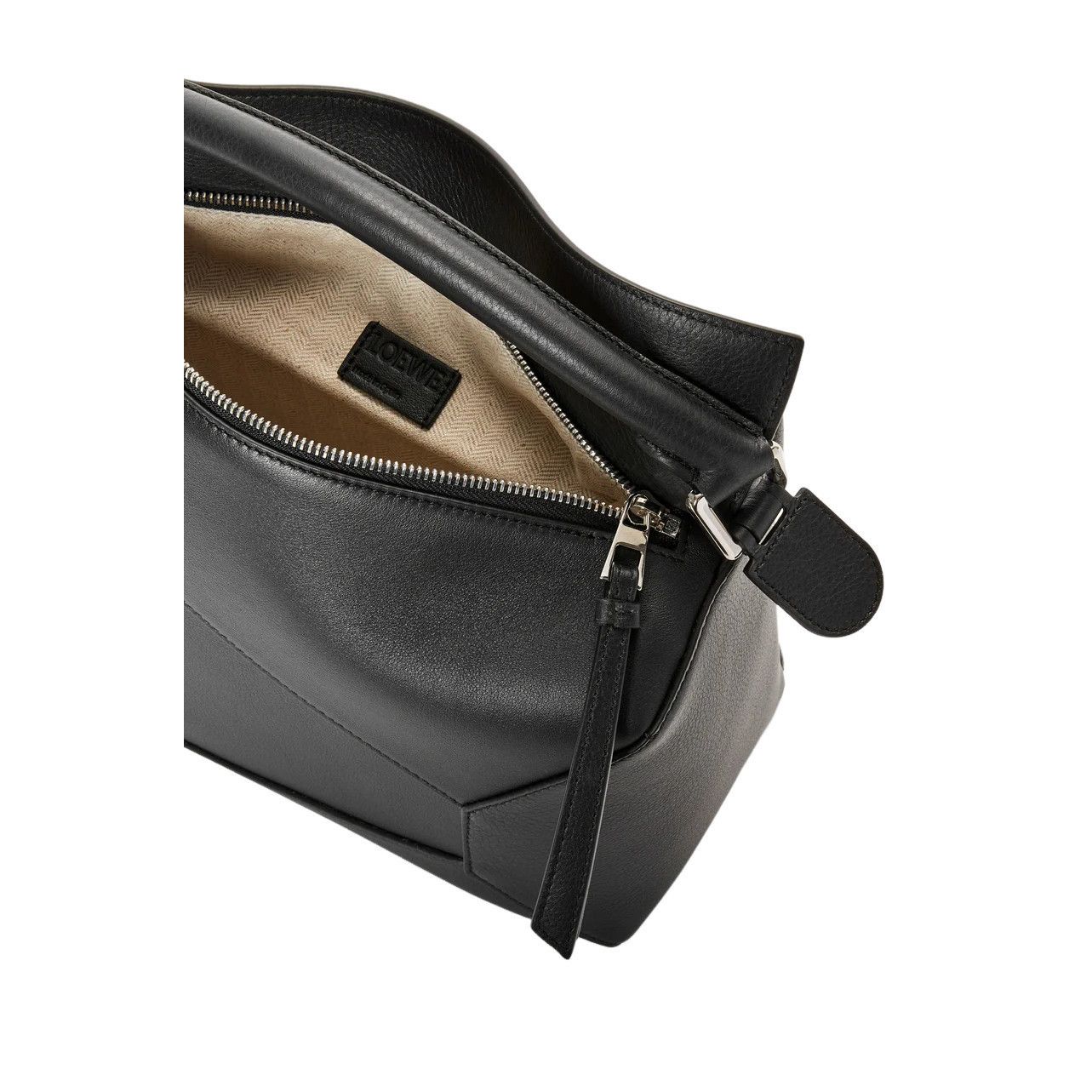 Loewe LOEWE Puzzle Medium Edge $4100 Black Leather Handbag New & A Size ONE SIZE - 5 Thumbnail