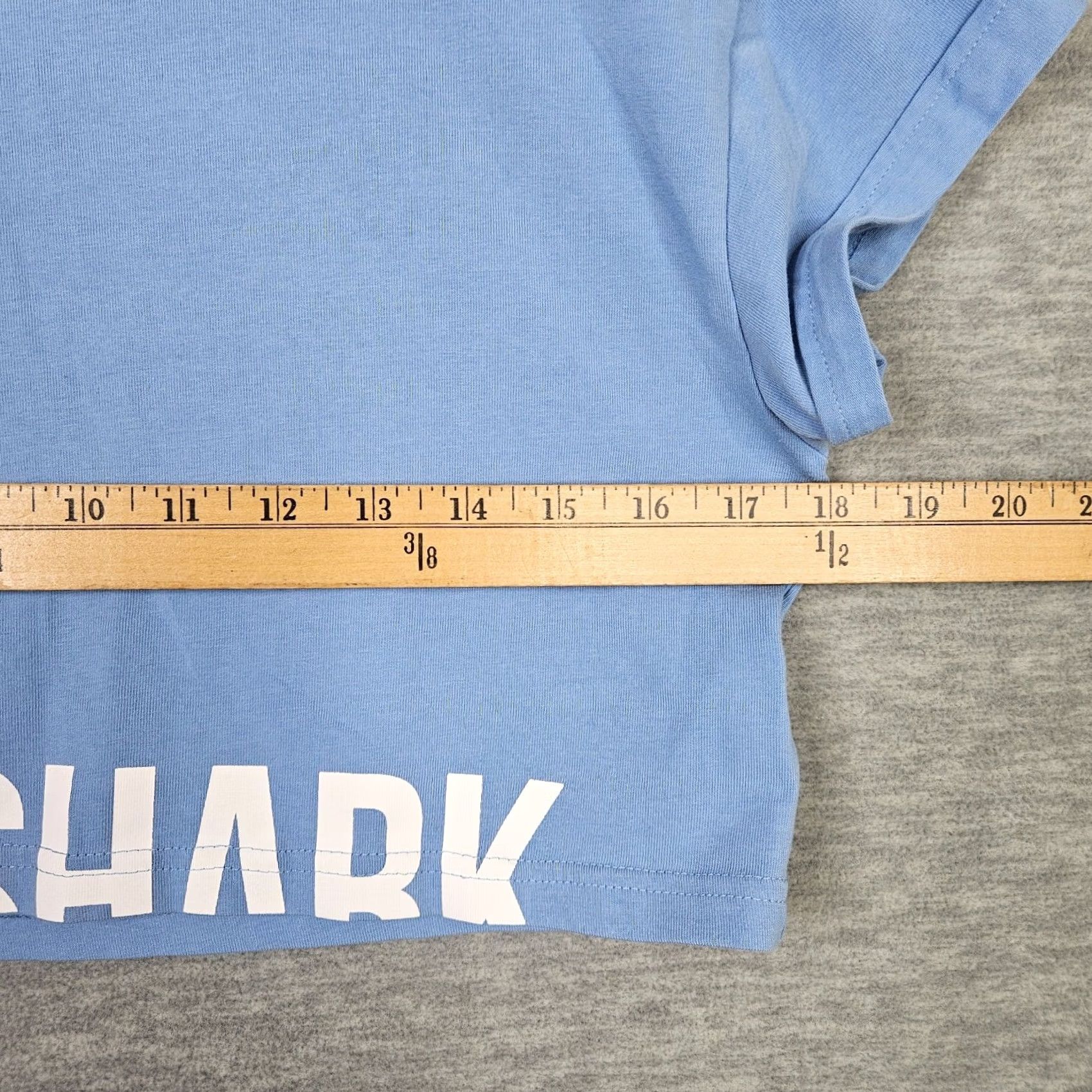 Gymshark Gymshark Fraction Cropped T-shirt Size XS Blue Short Sleeve Women's Size XS / US 0-2 / IT 36-38 - 3 Thumbnail
