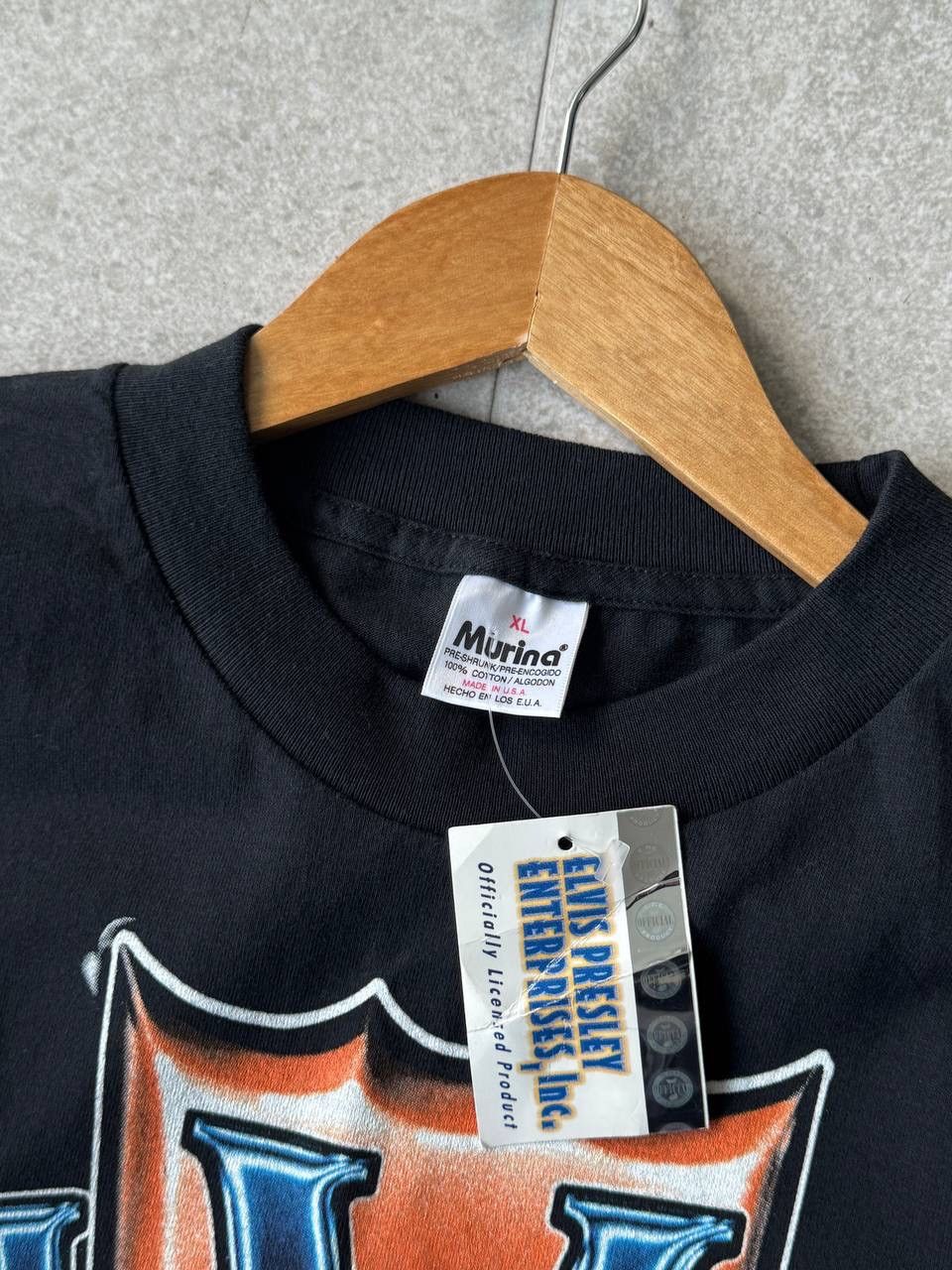 Band Tees elvis presley vintage 1998 Merch Tour t shirt THE CONCERT Size US XL / EU 56 / 4 - 3 Thumbnail