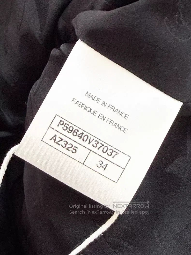 Chanel Chanel Classic long-sleeved jacket with white rolled edge Size XXS / US 00 / IT 34 - 6 Thumbnail