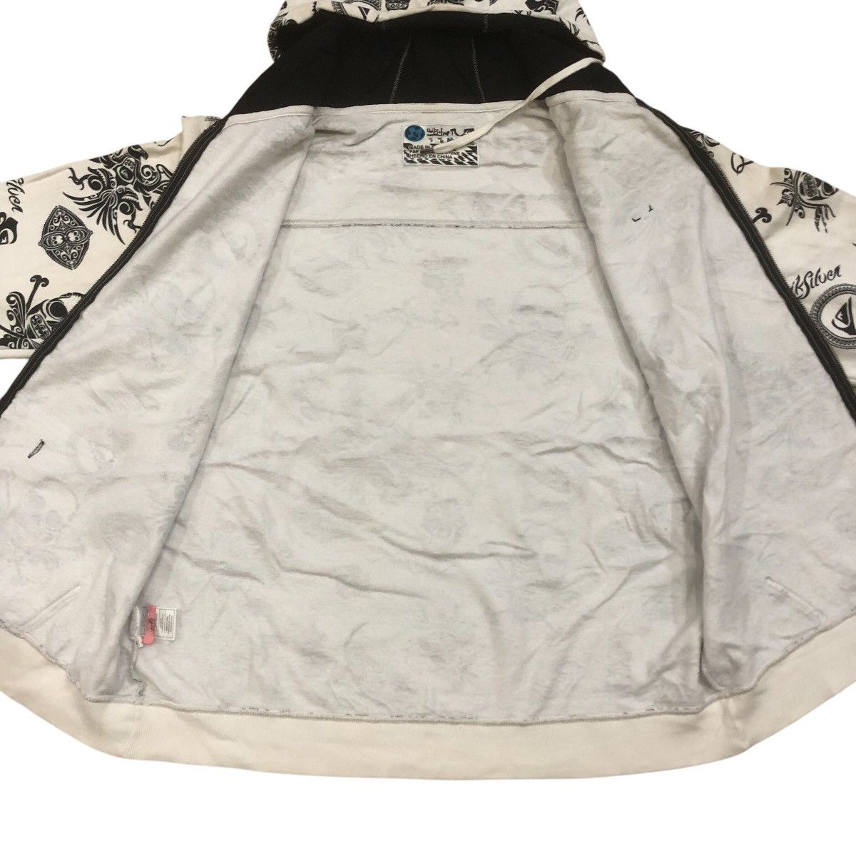Quiksilver Dope Quiksilver All Over Skull Print Zipper Hodie Size US XL / EU 56 / 4 - 7 Thumbnail