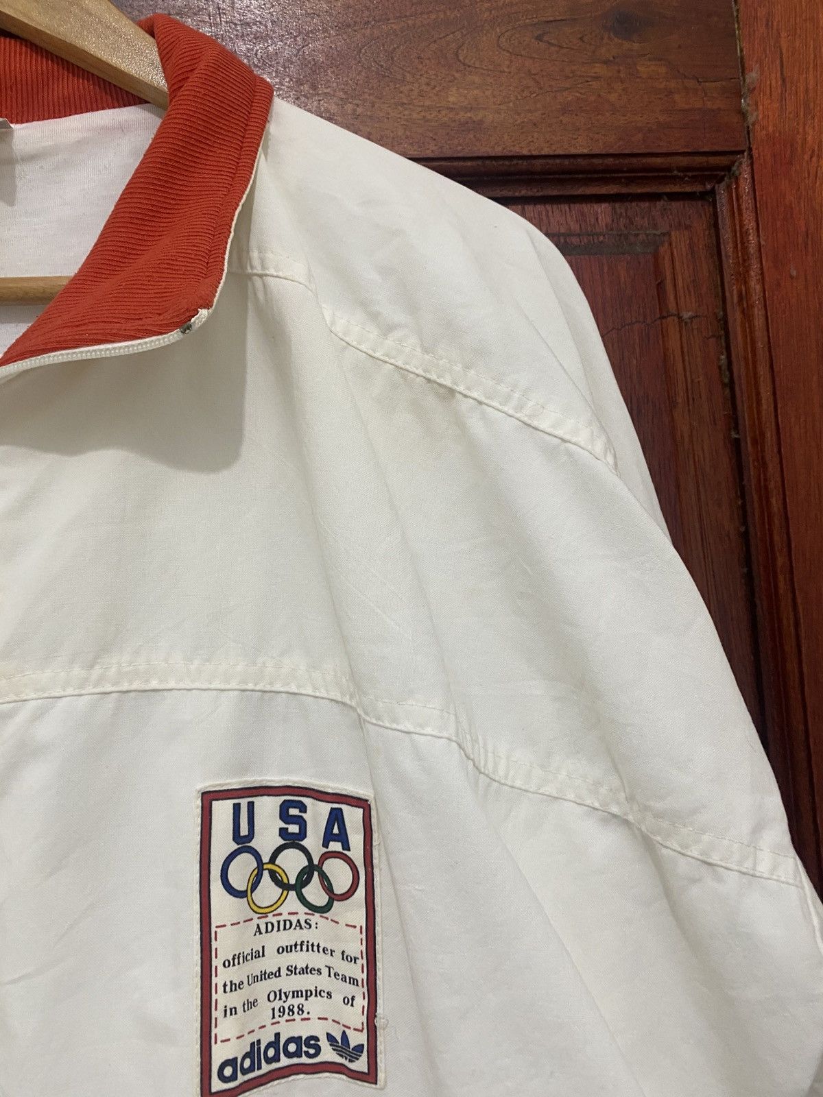 Adidas × USA Olympics × Vintage Vintage 1988 Adidas Olympic Usa Jacket Size US XL / EU 56 / 4 - 5 Thumbnail