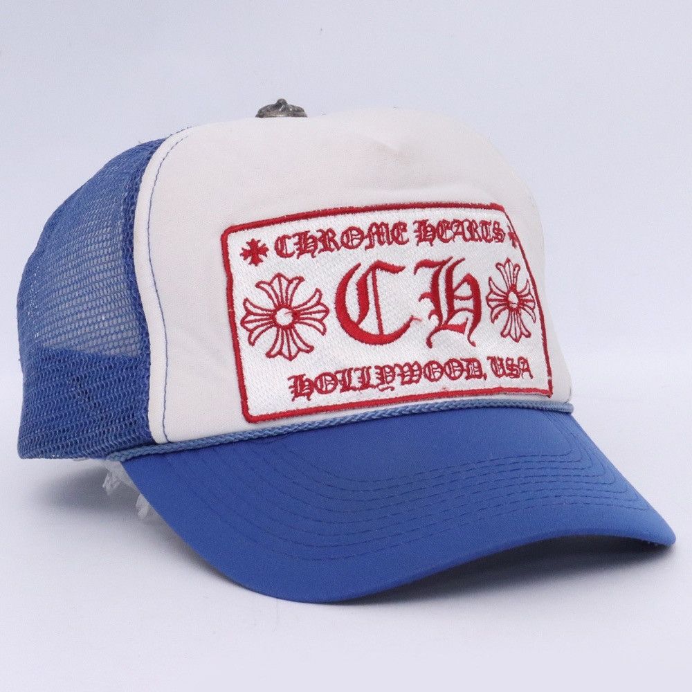 Chrome Hearts Old Chrome Hearts trucker hat blue Size ONE SIZE - 1 Thumbnail