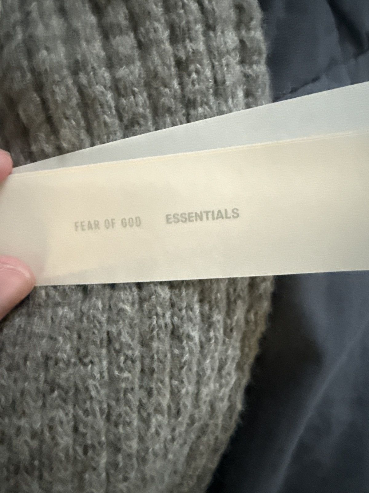 Essentials Essentials Fear of god Waffle Knit Hoodie Size US S / EU 44-46 / 1 - 5 Thumbnail
