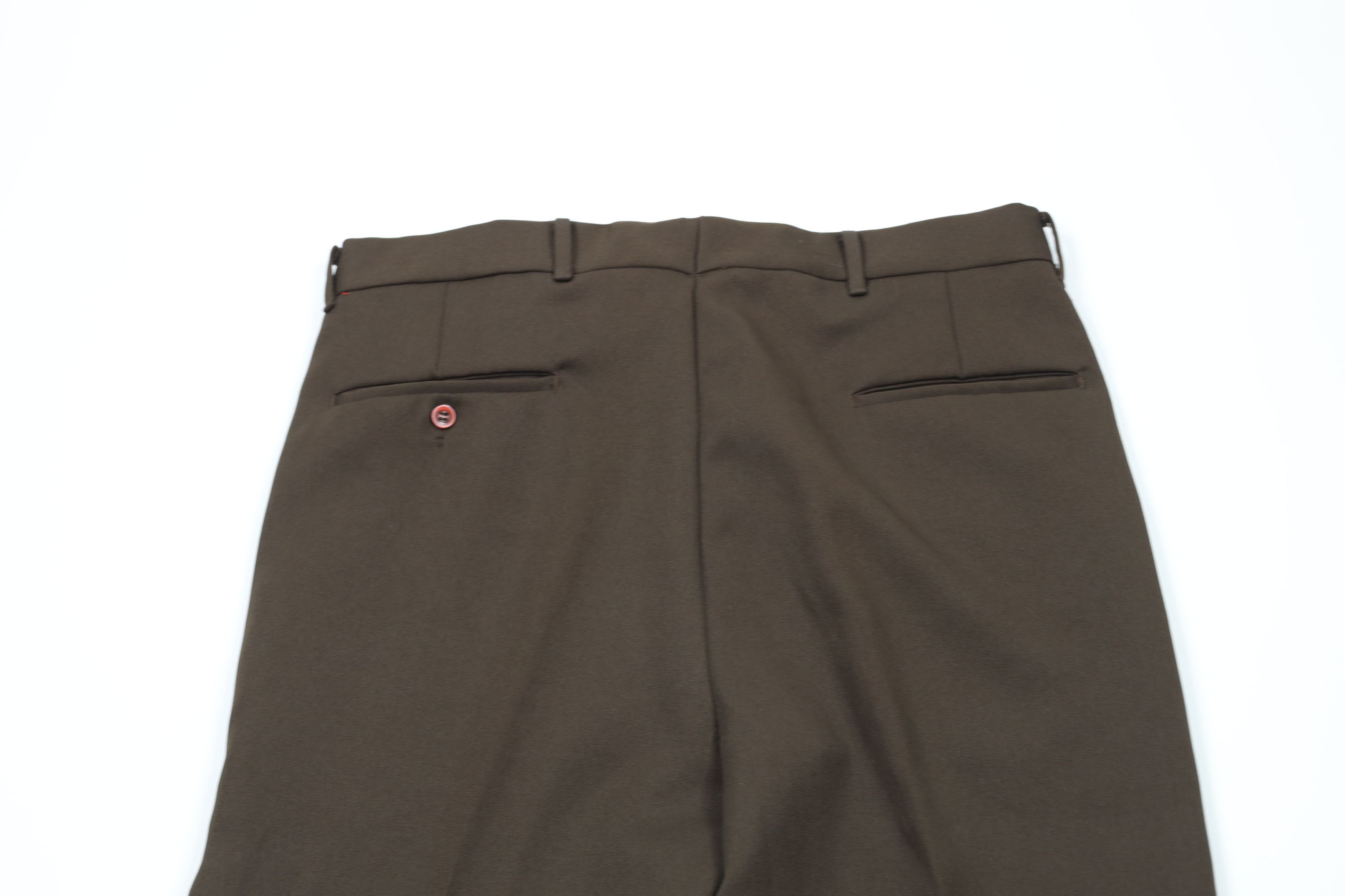 Vintage Vintage 70s Streetwear Flared Wide Leg Chino Pants Brown USA Size US 34 / EU 50 - 11 Thumbnail