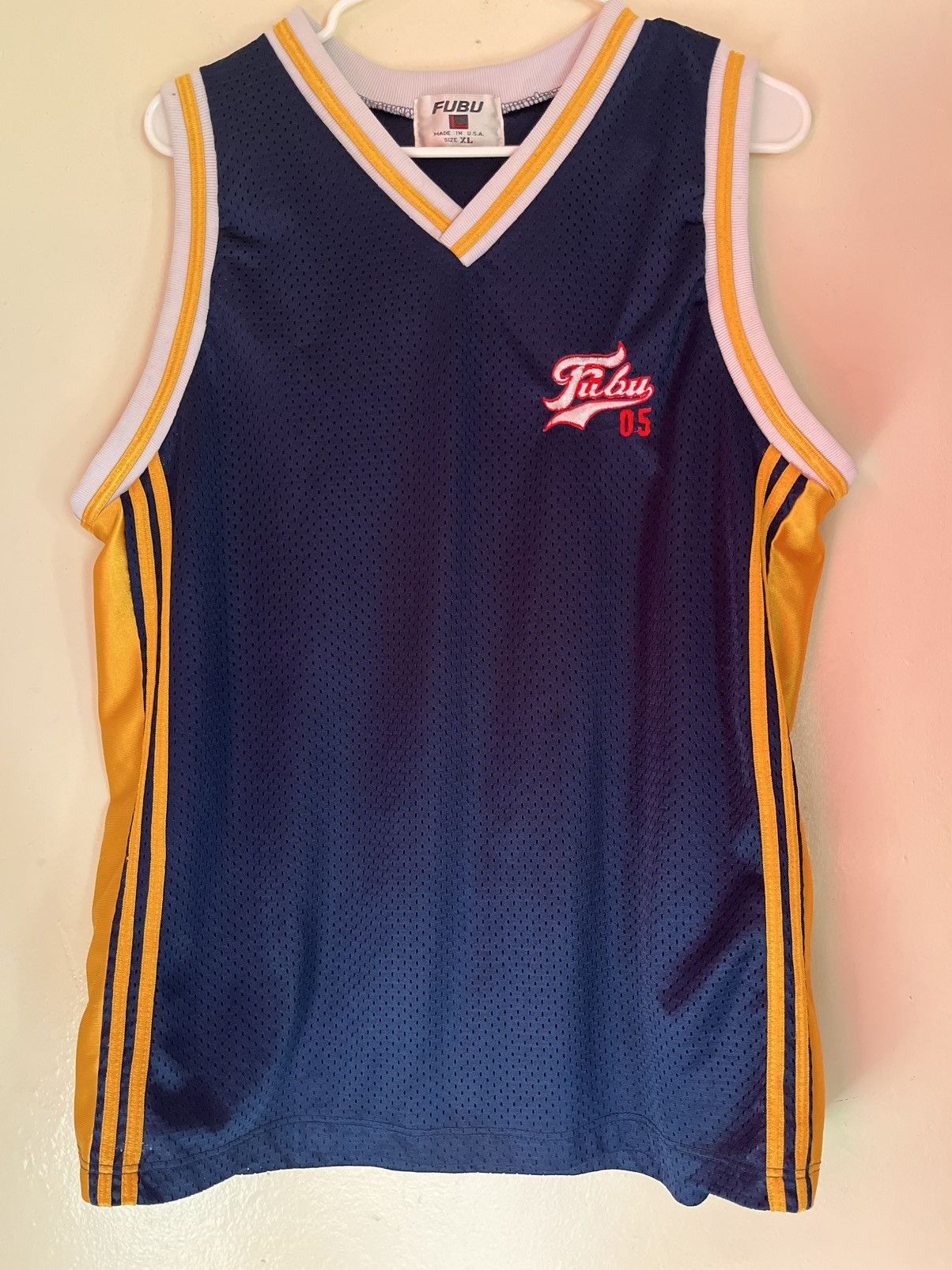 Fubu vintage y2k made in usa fubu basketball jersey xl fits lg Size US L / EU 52-54 / 3 - 1 Thumbnail