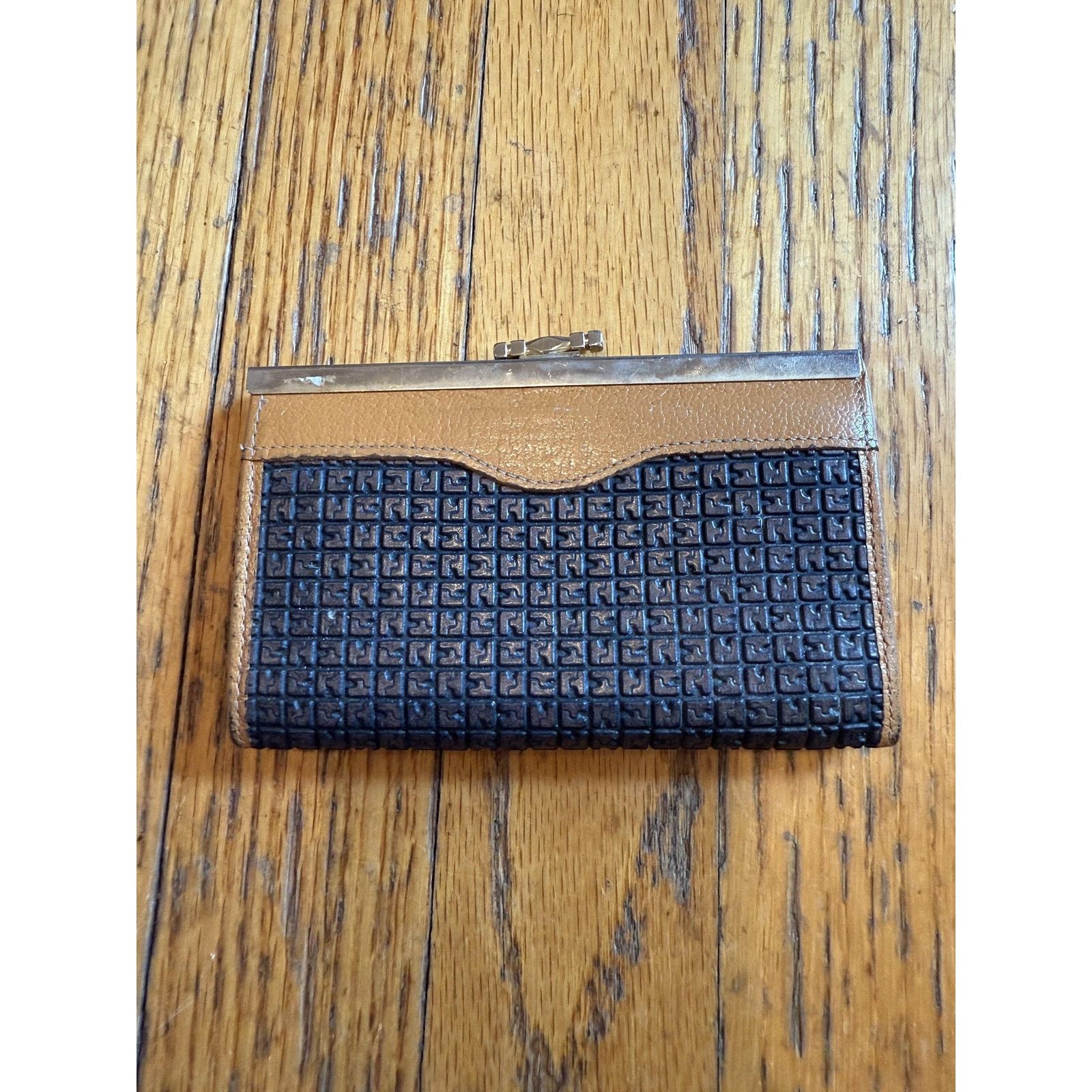 TED LAPIDUS Vintage Ted Lapidus Womens Wallet Black Tan Leather Size ONE SIZE - 8 Thumbnail