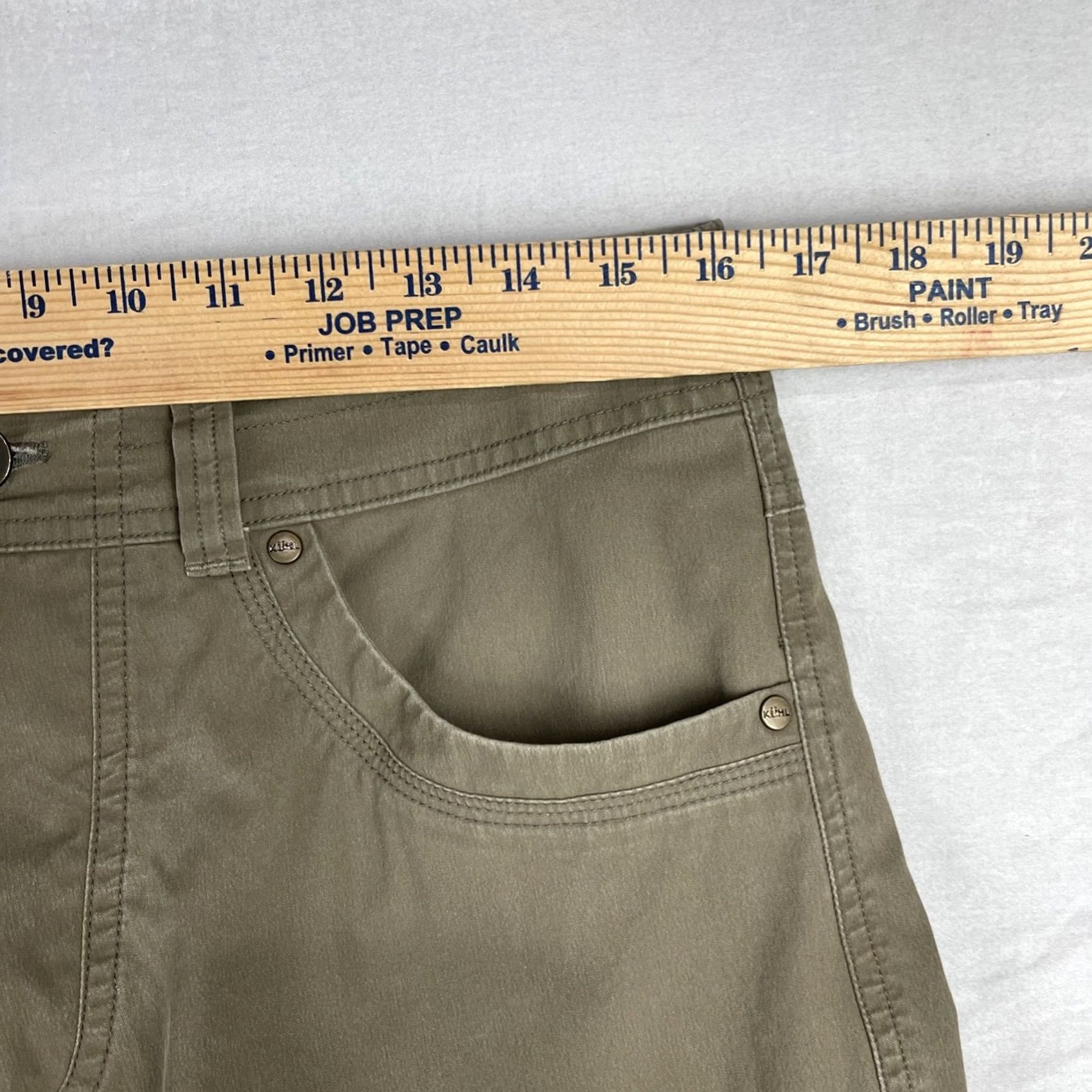 Vintage Kuhl Revolvr Pants Mens 32x30 Brown Vintage Patina Dye Outdoors Carpenter Workwear Pants Size US 32 / EU 48 - 5 Thumbnail