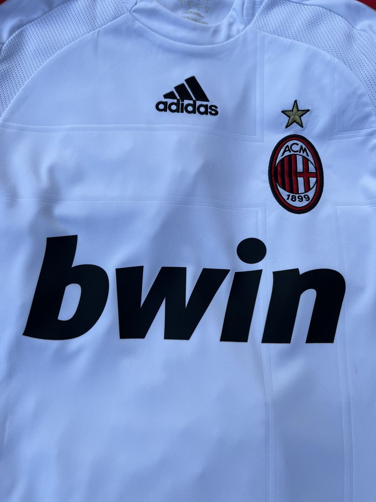 Adidas × Vintage Vintage Adidas AC Milan 2008-2009 soccer jersey y2k tee Size US S / EU 44-46 / 1 - 5 Thumbnail