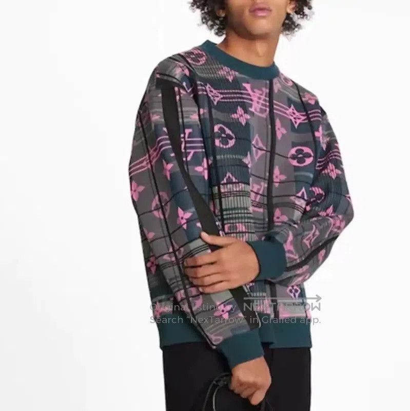 Louis Vuitton Louis Vuitton Men's Colorblock Polyester Sweatshirt . Size US M / EU 48-50 / 2 - 9 Thumbnail