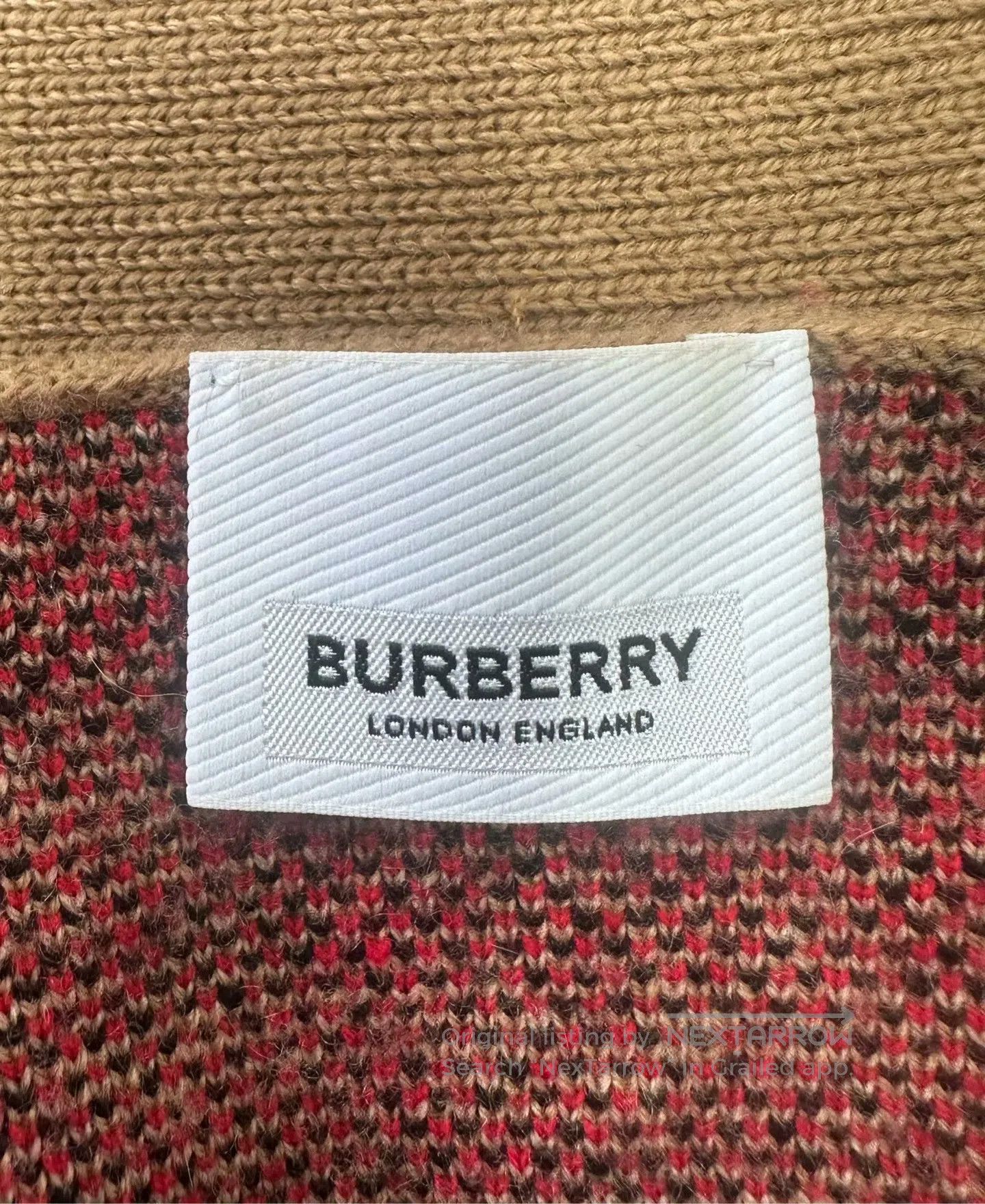 Burberry Burberry Vintage Beige Plaid Cashmere Cardigan Jacket| Size XS / US 0-2 / IT 36-38 - 3 Thumbnail