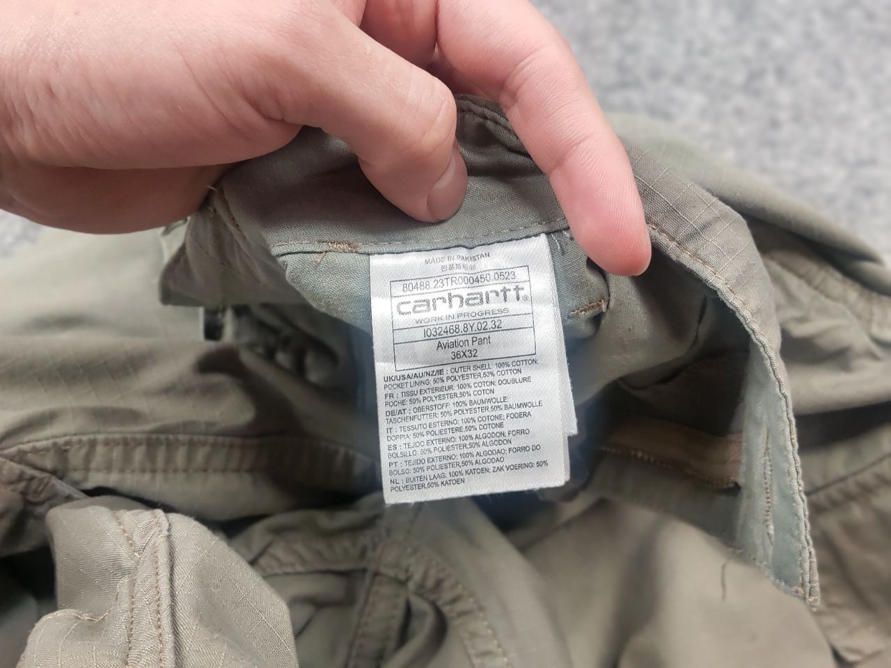 Carhartt Vintage Carhartt Beige Ripstop Aviation Cargo Pants Faded Size US 36 / EU 52 - 19 Thumbnail