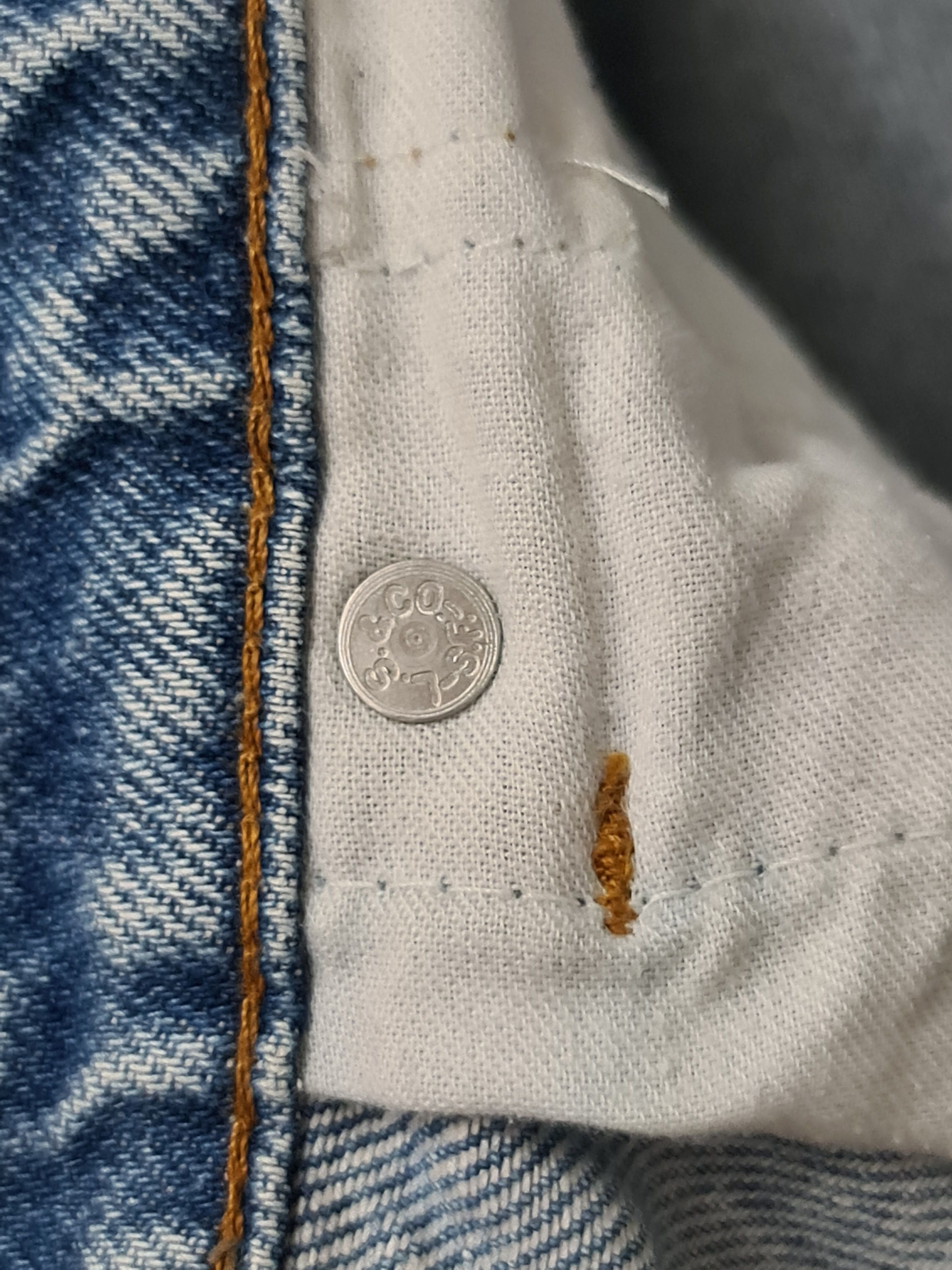 Levi's 90s Vintage Levi's blue washed denim made in USA jeans pants Size US 33 - 20 Thumbnail