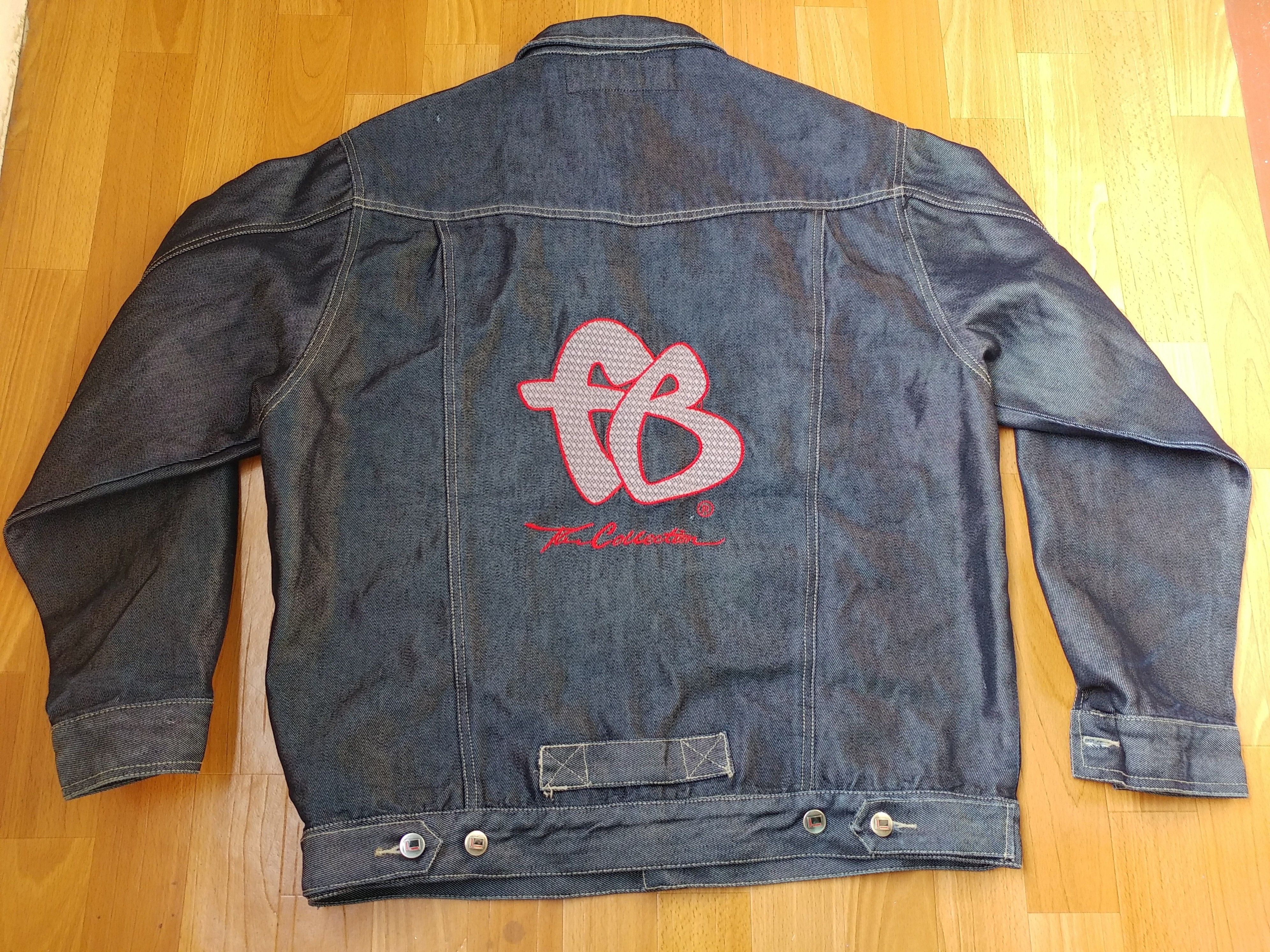 Fubu FUBU jacket, vintage denim jacket shiny metallic jeans 90s M Size US M / EU 48-50 / 2 - 1 Thumbnail