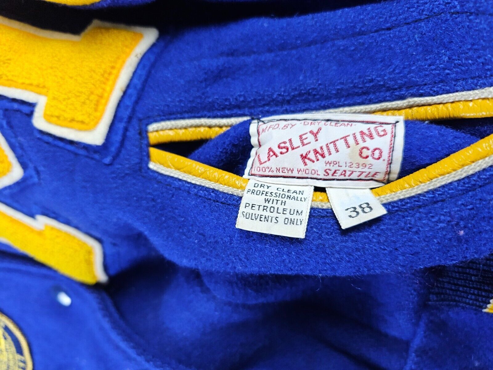 Other 1950s Lasley Knitting Co. Alaska Varsity Jacket Zip Hood L Size L / US 10 / IT 46 - 11 Thumbnail