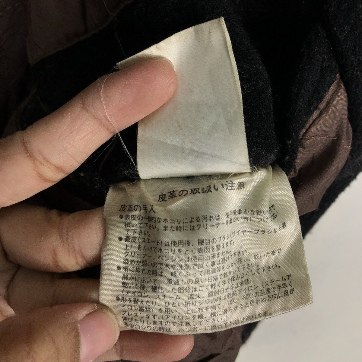 Japanese Brand 🔥Vtg Leather Varsity Jacket Mac Hope Big Logo Issey Miyake Size US M / EU 48-50 / 2 - 22 Thumbnail