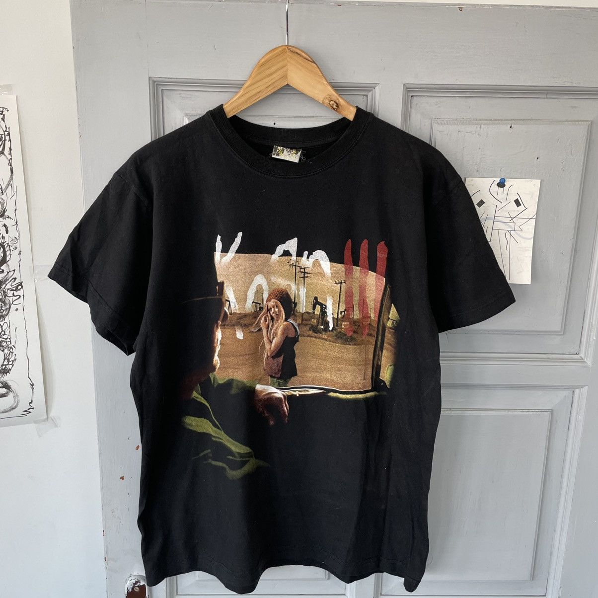Band Tees × Vintage Vintage 00’s Korn Follow the Leader Nu Metal T-shirt Size US XL / EU 56 / 4 - 1 Thumbnail