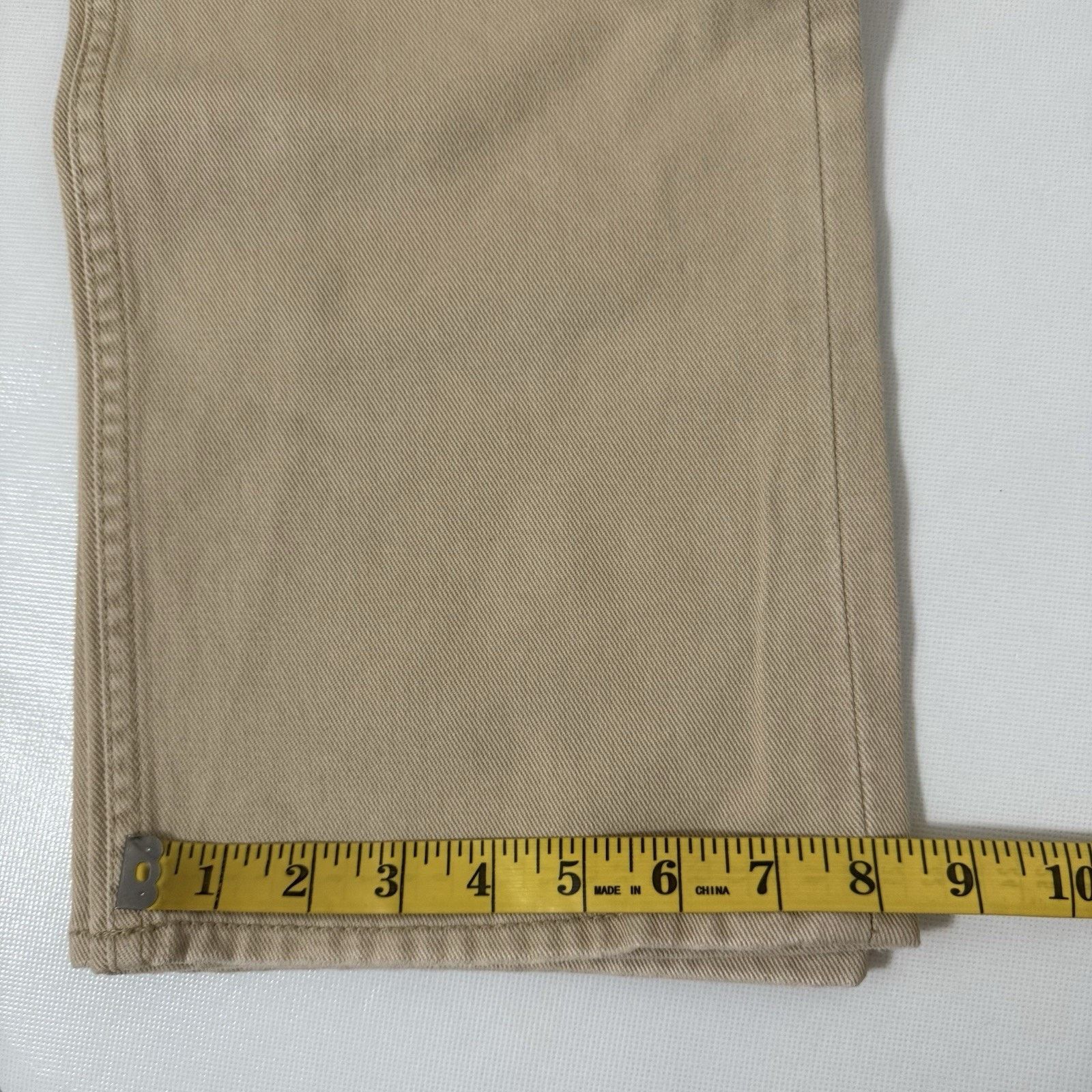Polo Ralph Lauren POLO Ralph Lauren 650 Straight Jeans Tan Mens 35/30 Pants Size US 35 - 8 Thumbnail