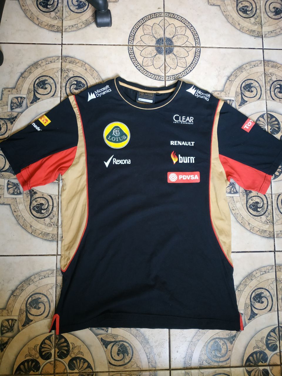 Formula 1 Vintage Lotus F1 Team 2014 Racing T-Shirt Blokecore Tee Size US XL / EU 56 / 4 - 7 Thumbnail