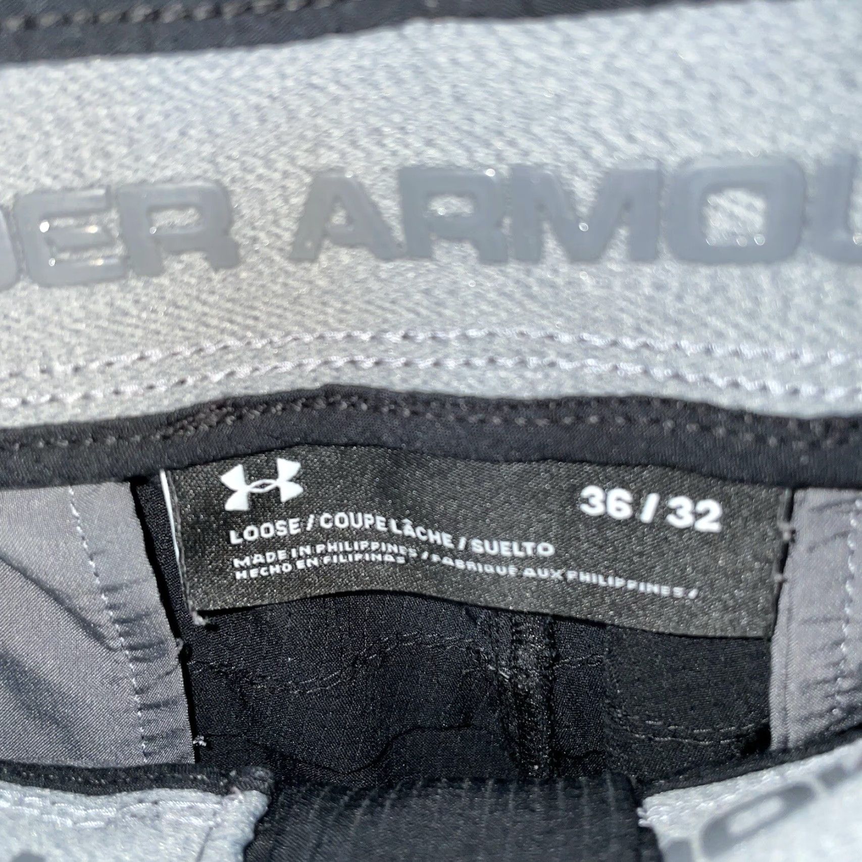 Under Armour Under Armour Black Loose Athletic Chino Pants Mens Size 36 Inseam 32 Size US 36 / EU 52 - 4 Thumbnail