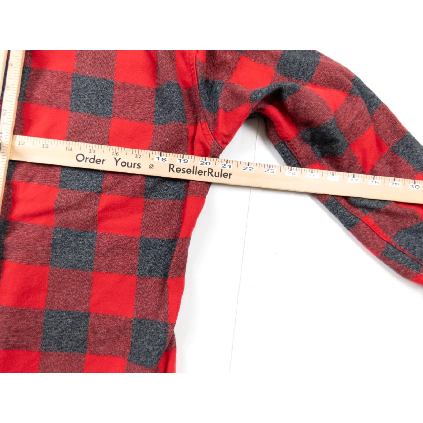 Bonobos Bonobos Men's Long Sleeve Flannel Shirt Medium Red Plaid Slim Fit Button-Up Size US M / EU 48-50 / 2 - 7 Thumbnail