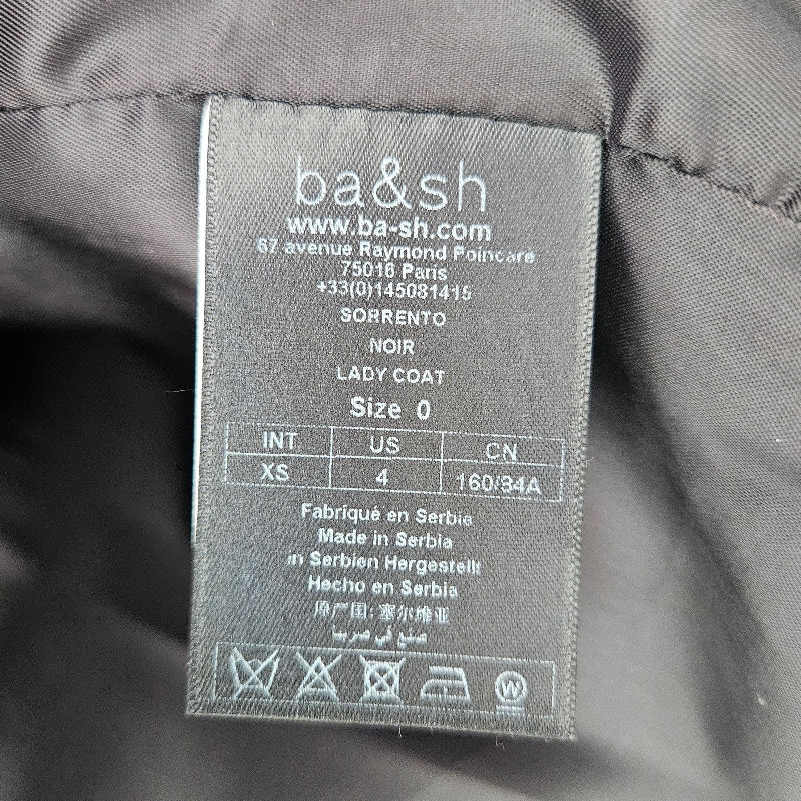 ba&sh Ba&sh Wool Blend Hooded Peacoat Size XS / US 4 Size S / US 4 / IT 40 - 6 Thumbnail