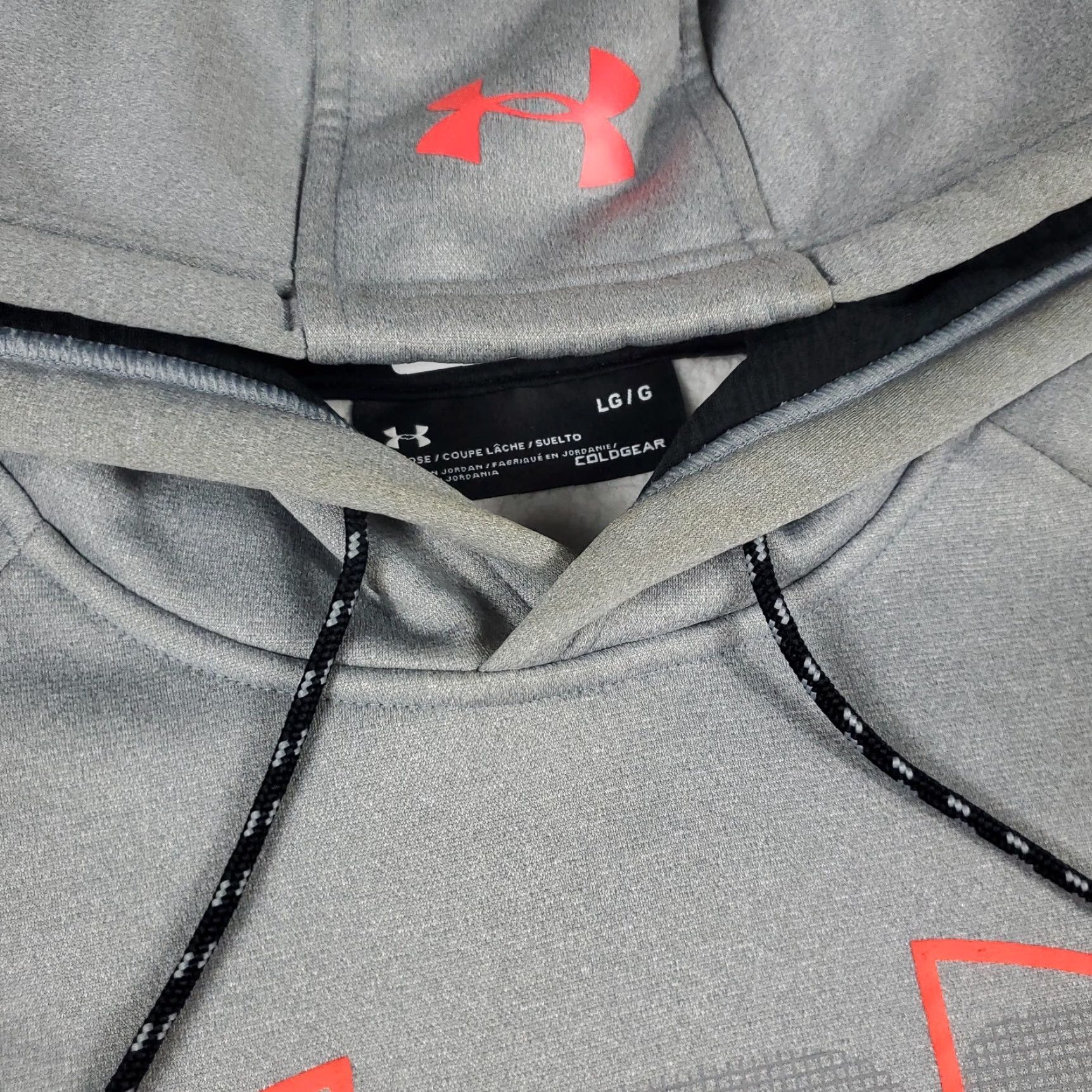 Under Armour VINTAGE Under Armour Hoodie Pullover Mens Large Gray Casual Sports Outdoor 90s Men Size US L / EU 52-54 / 3 - 7 Thumbnail